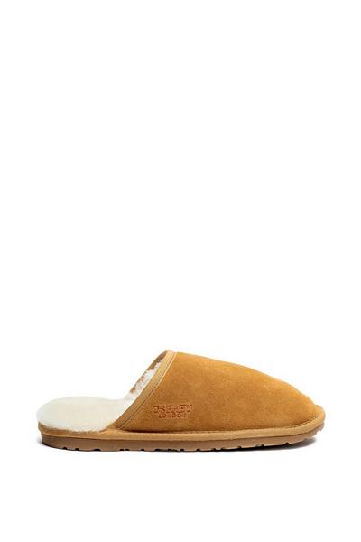 'The Saturday' Suede & Wool Lined Slipper