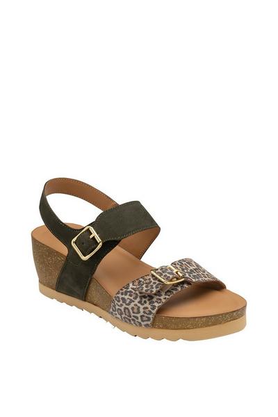 'Brynlee' Leather Wedge Sandals