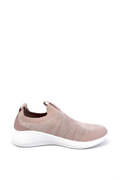 Olivia Recycled Textile Slip On Trainers