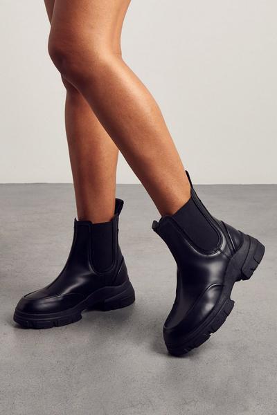 Chunky Sole Ankle Boot