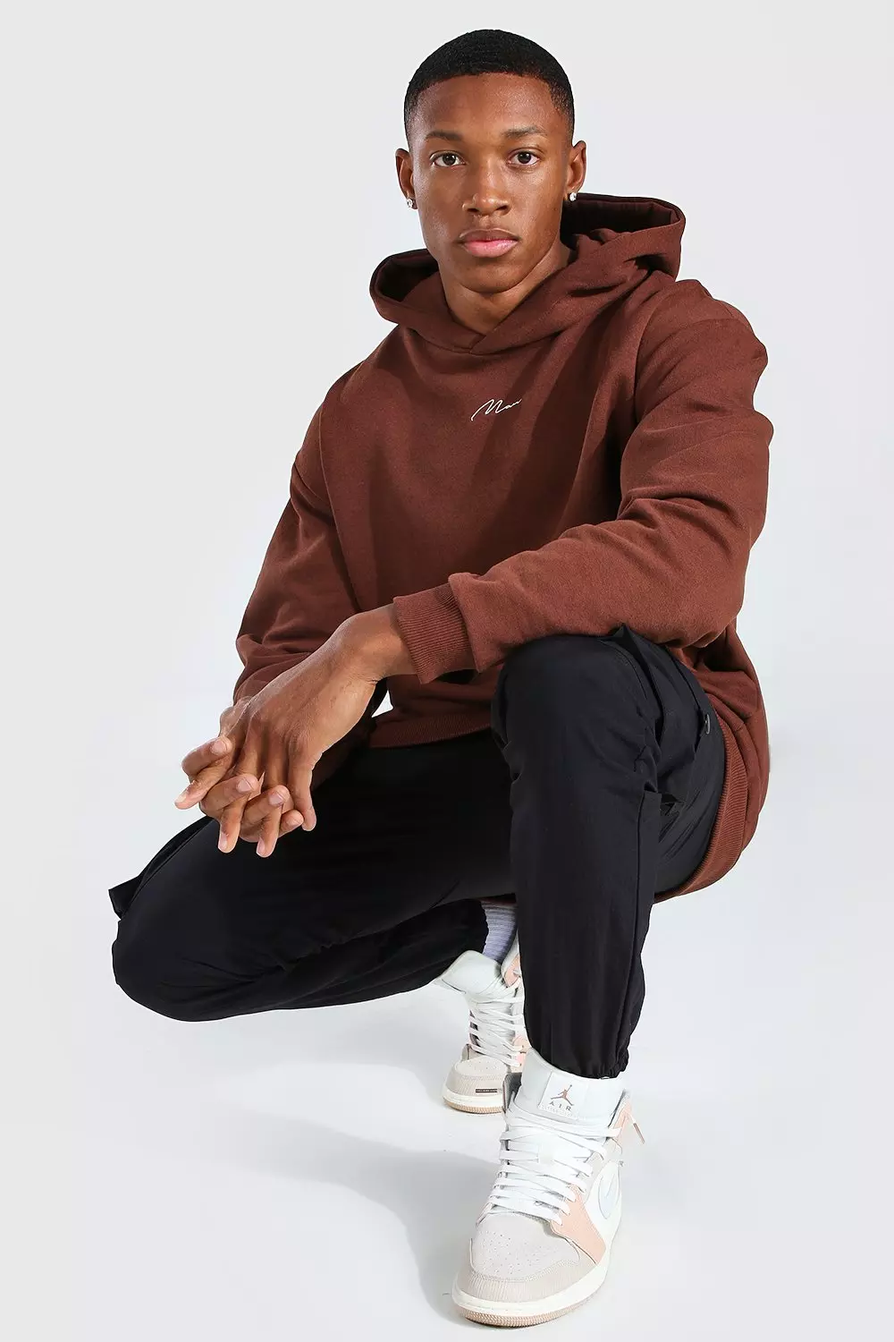 ASOS Heavyweight Oversized Hoodie in Red for Men
