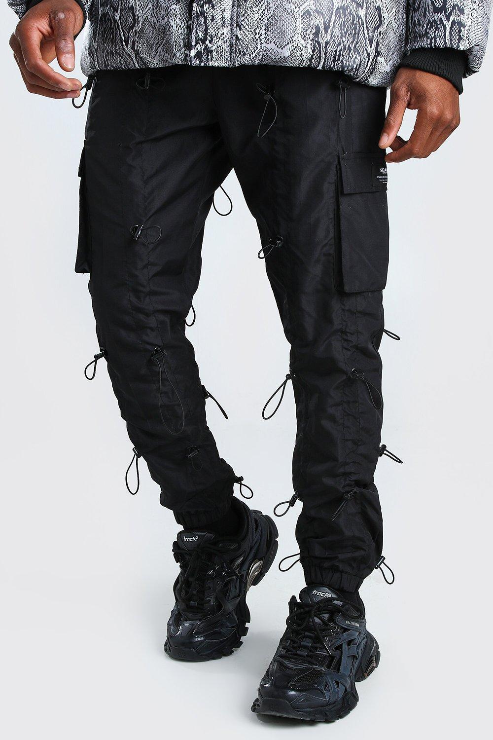 cargo pants with toggles
