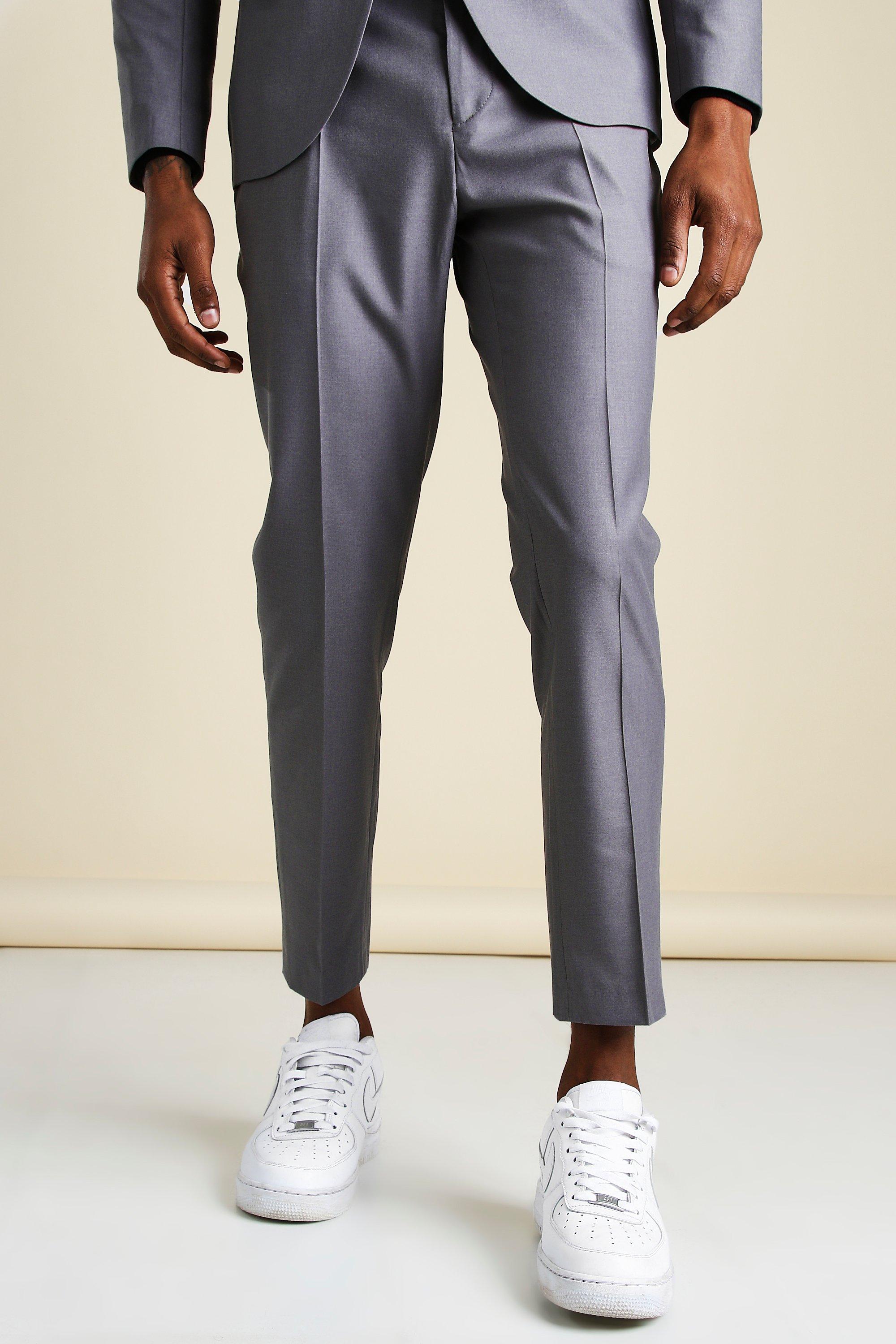 skinny cropped suit pants