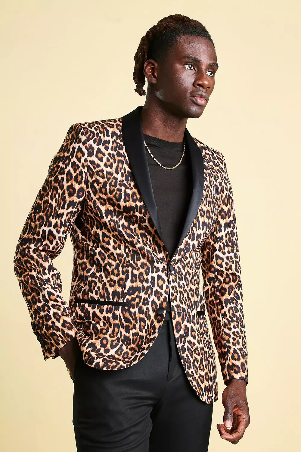 Leopard shop tuxedo jackets