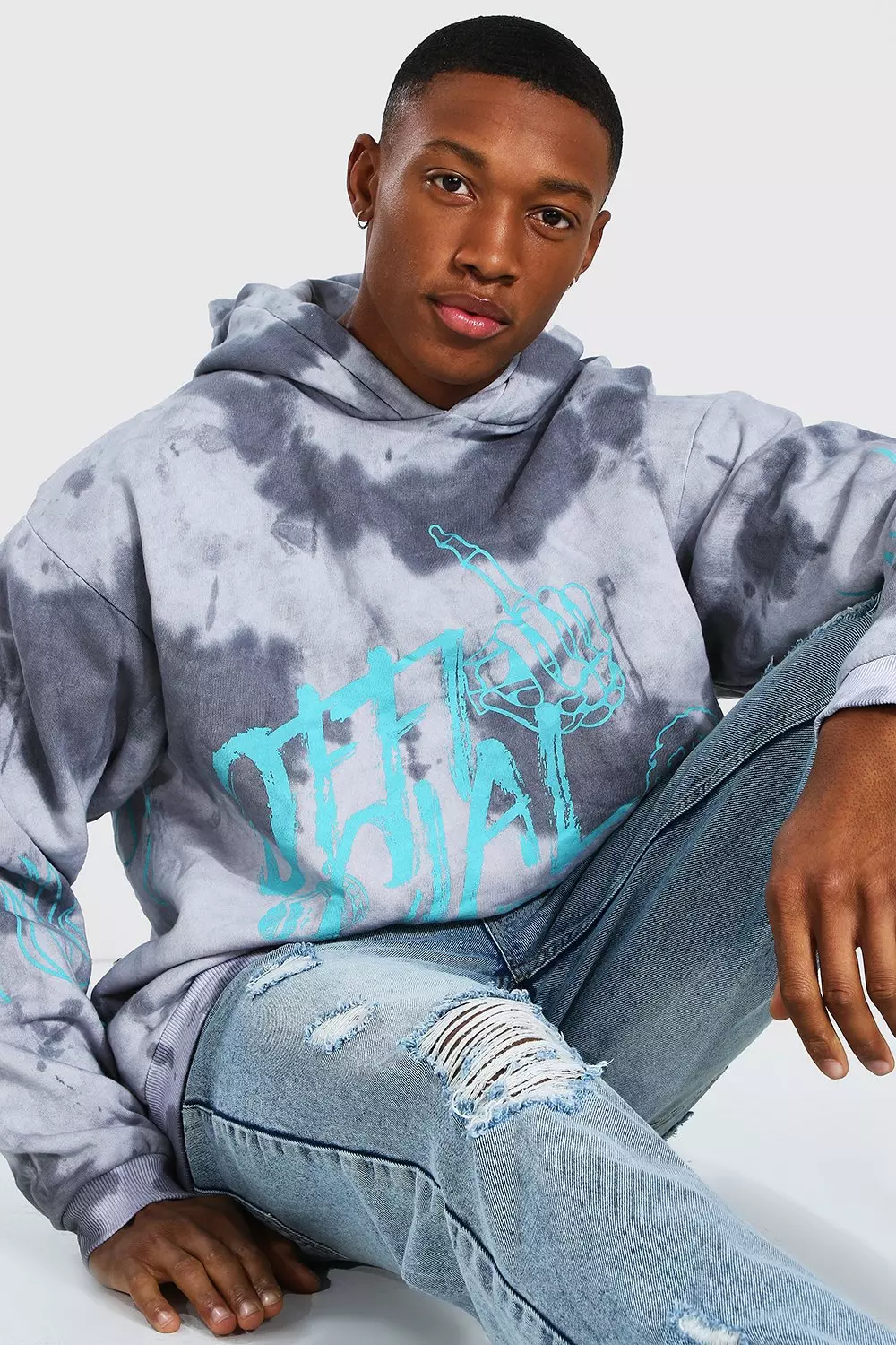 Collusion tie best sale dye hoodie