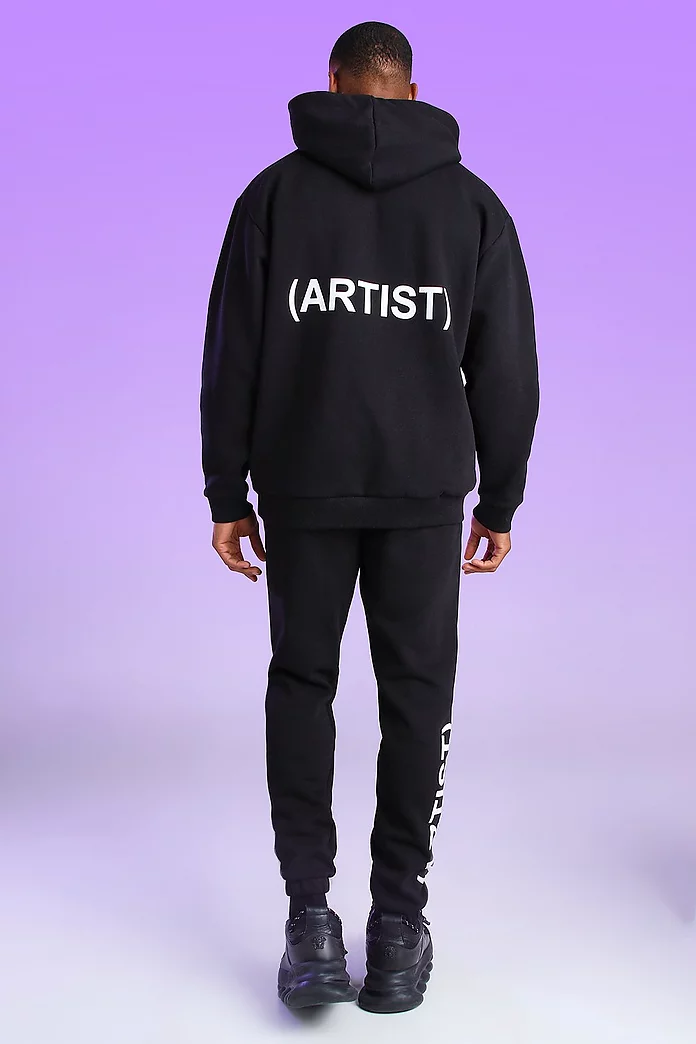 Oversized Official Artist Print Hoodie