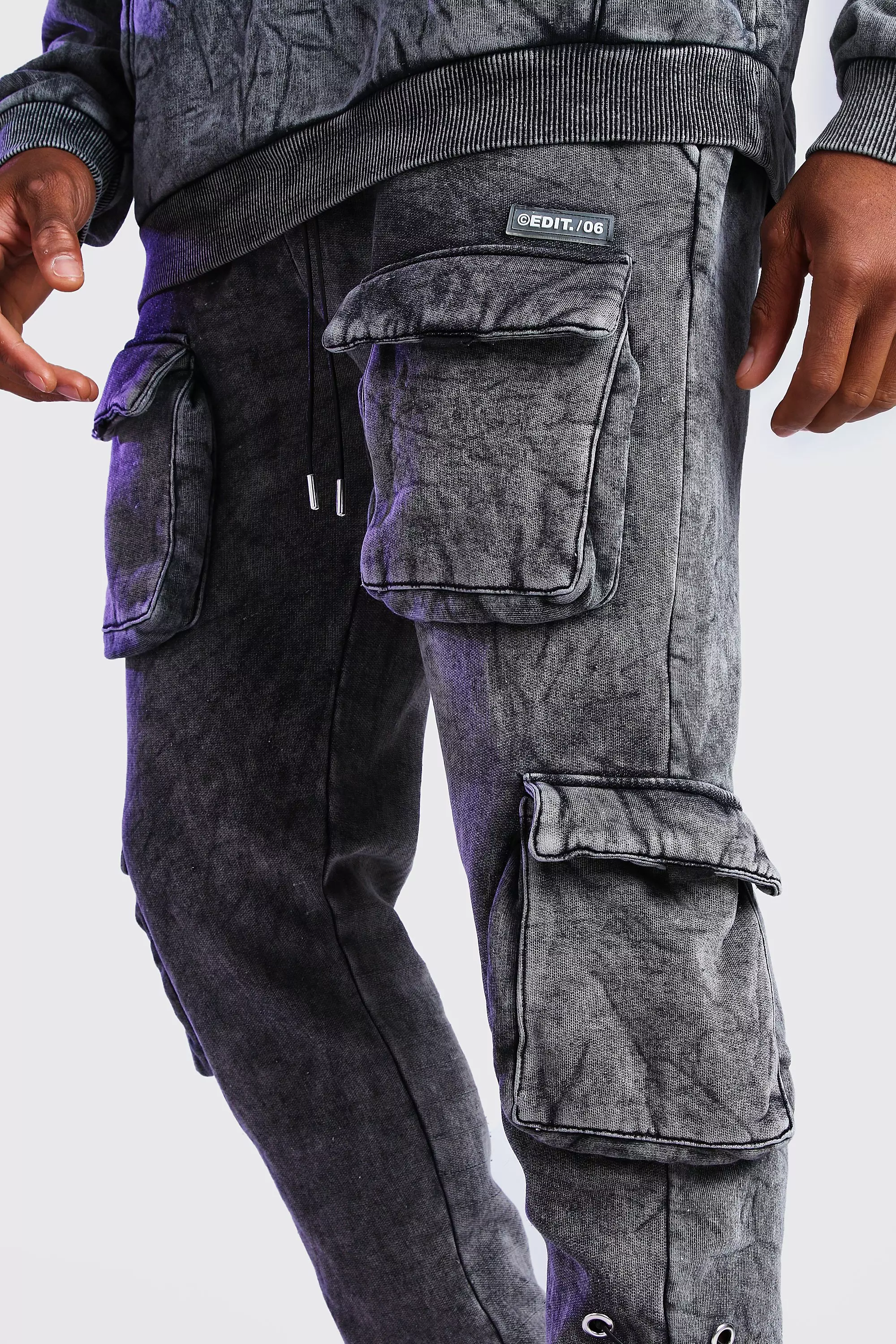 Purple acid wash discount joggers