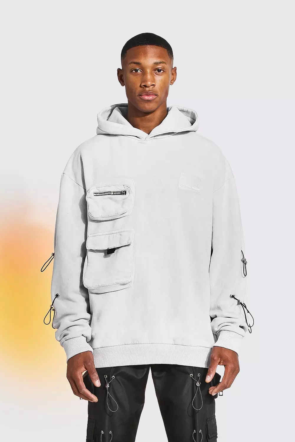 Vetements Off-White Inside-Out Shark Hoodie Vetements