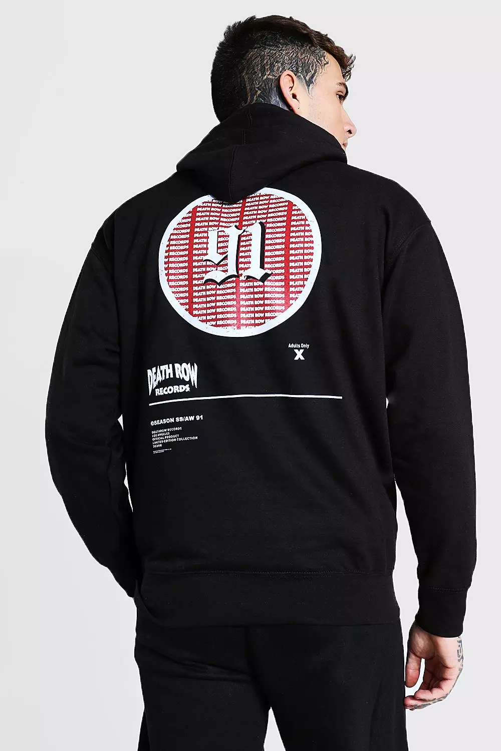 Boohooman death row cheap hoodie