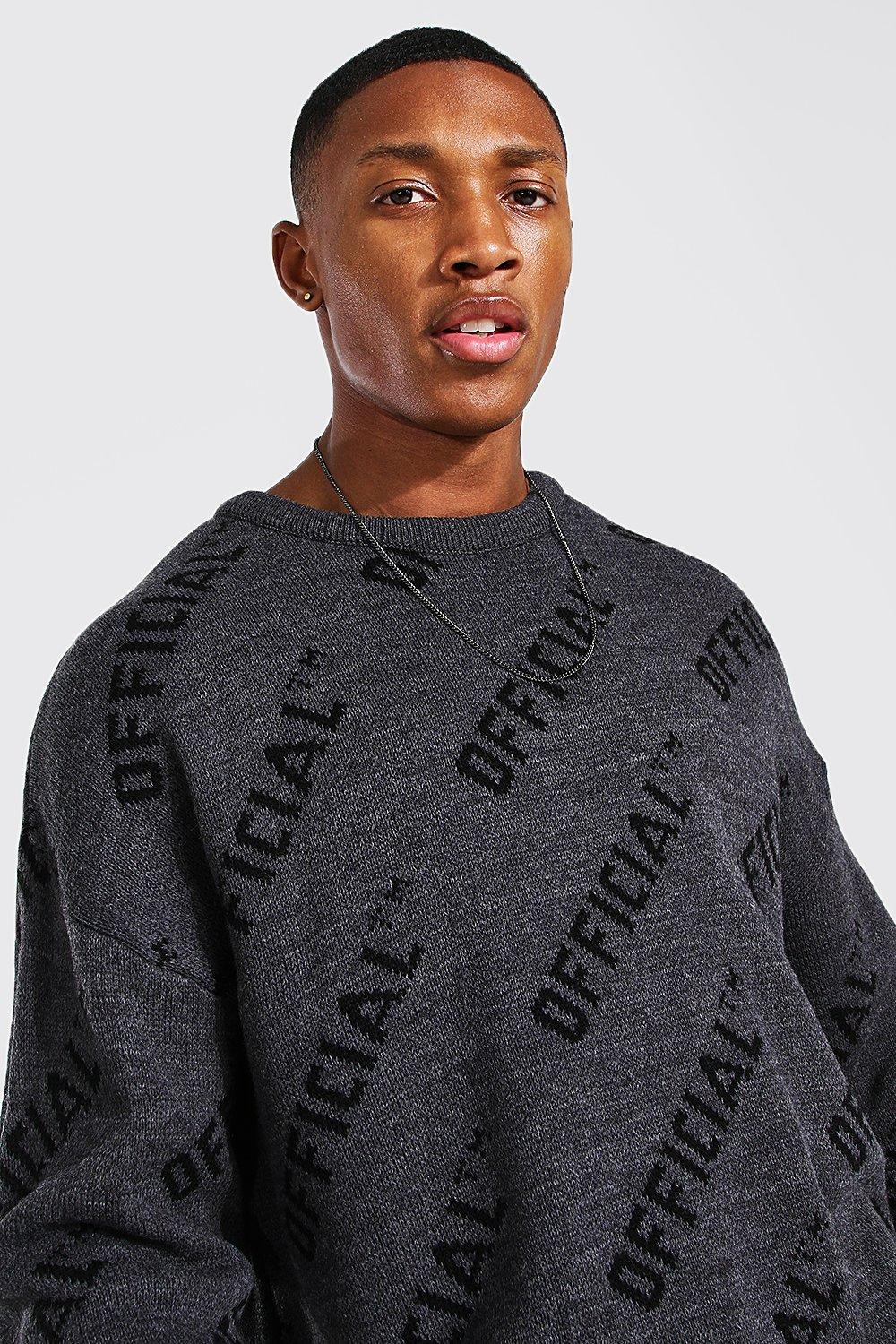 crew neck oversized sweater