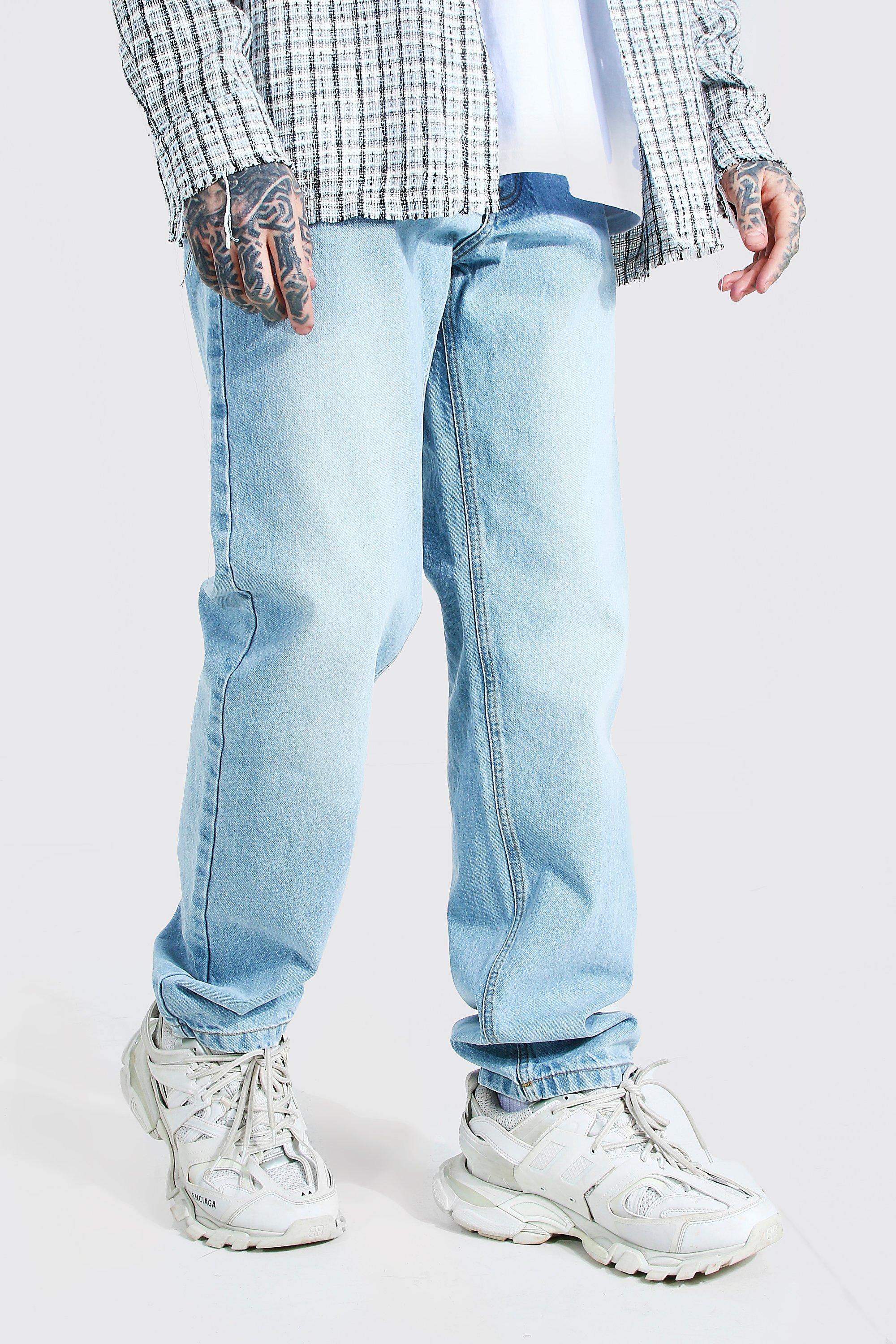 blue relaxed jeans