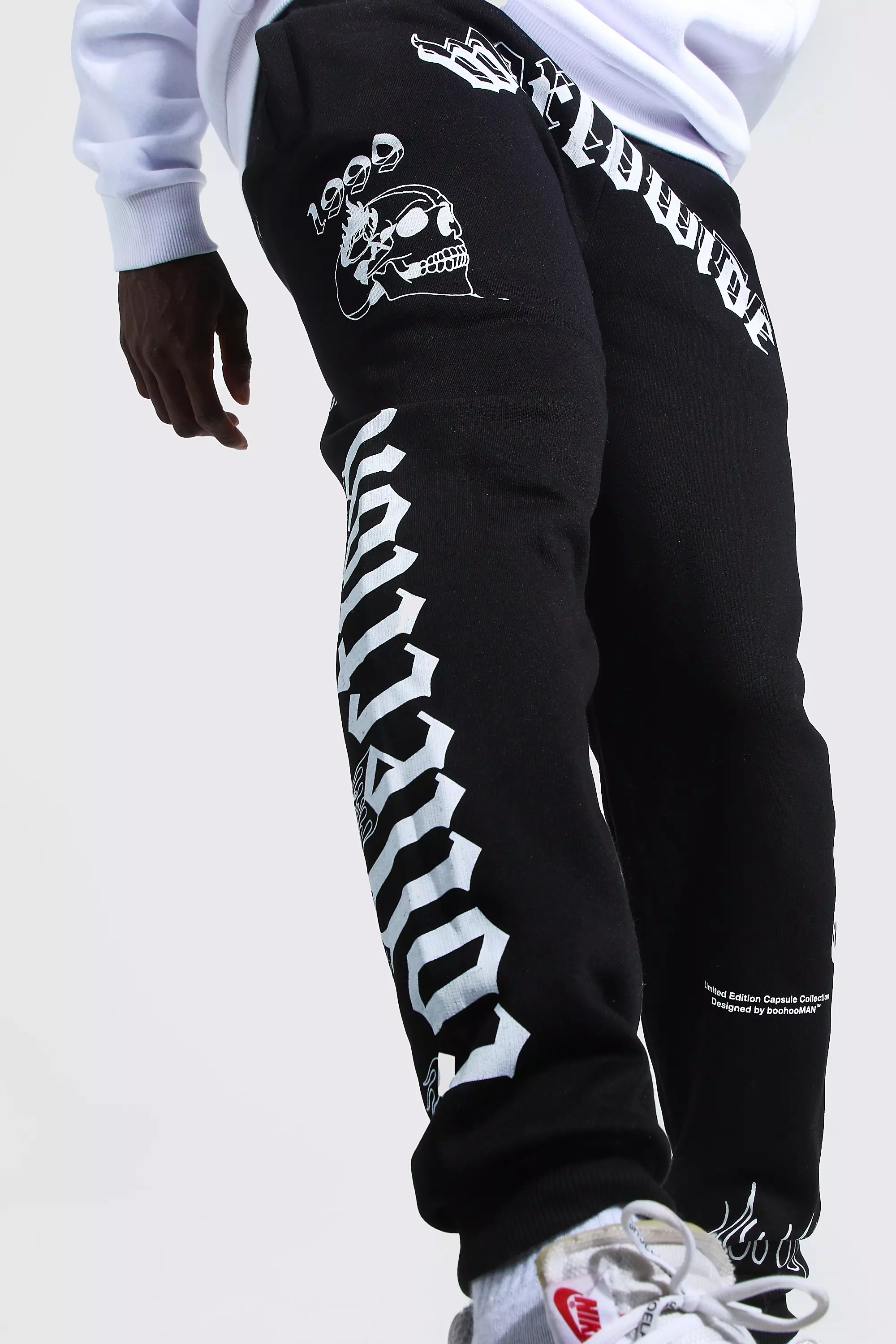 Regular Fit Multi Statue Graphic Joggers