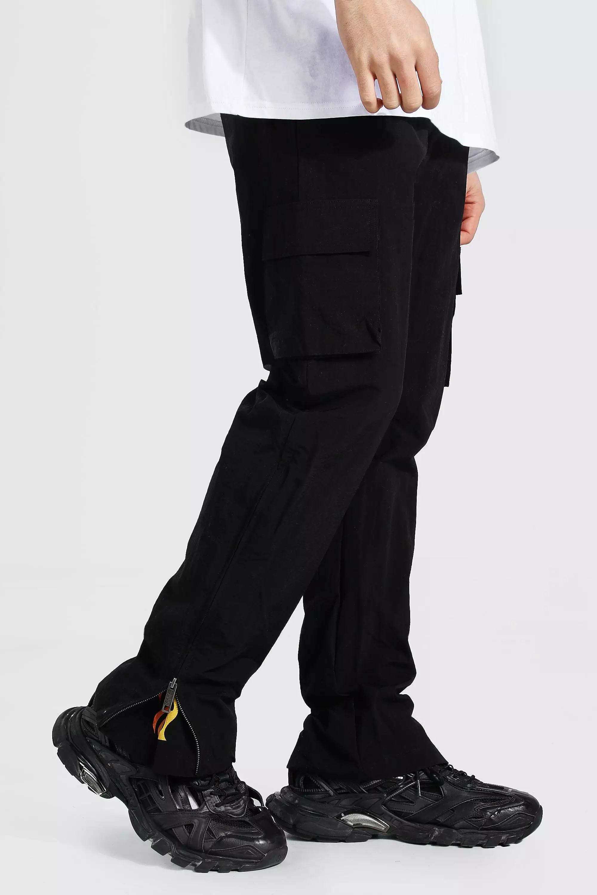 Shell Cargo Pocket Straight Leg Trouser