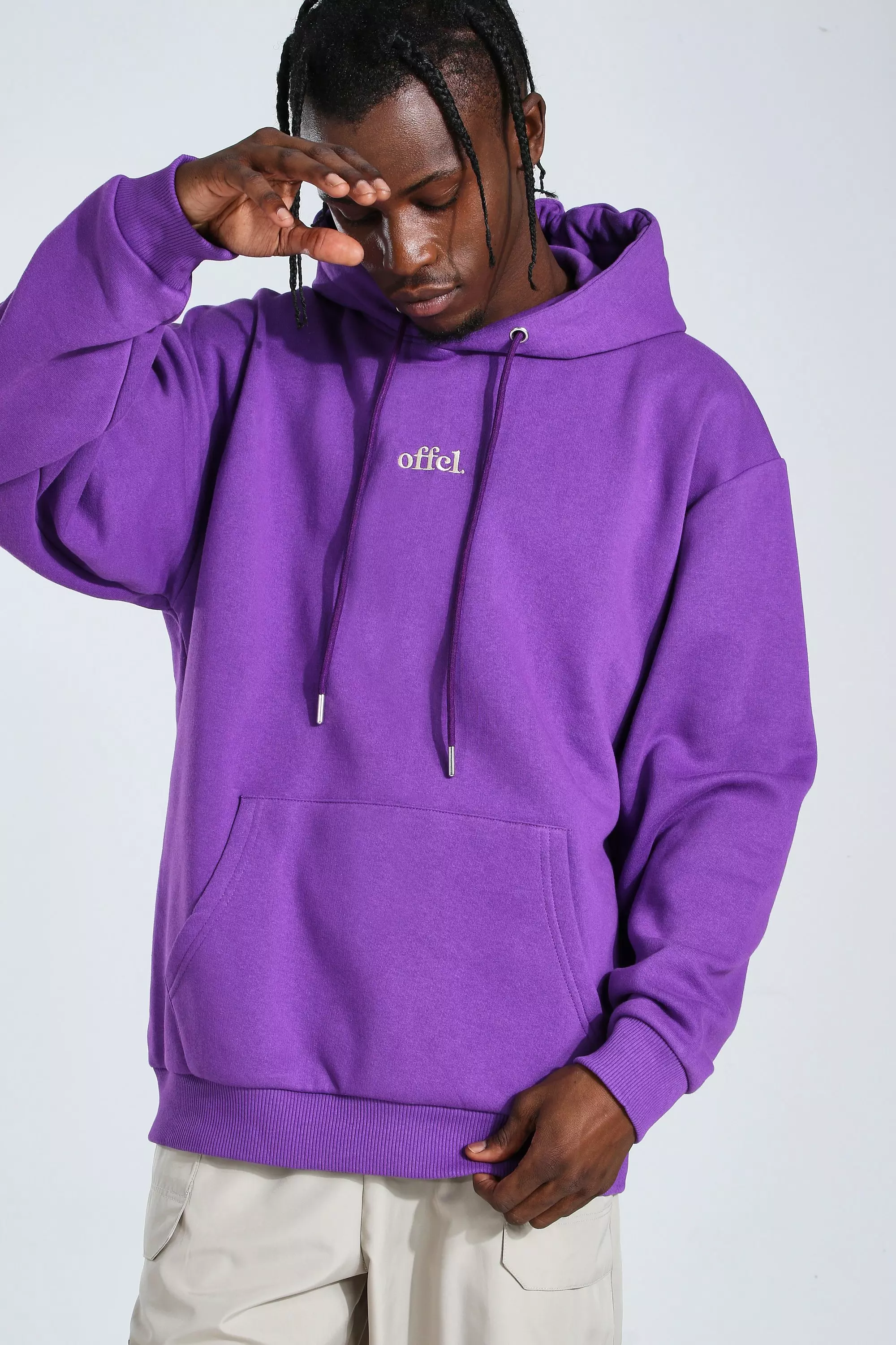 47 Brand Embroidered Hoodies for Men