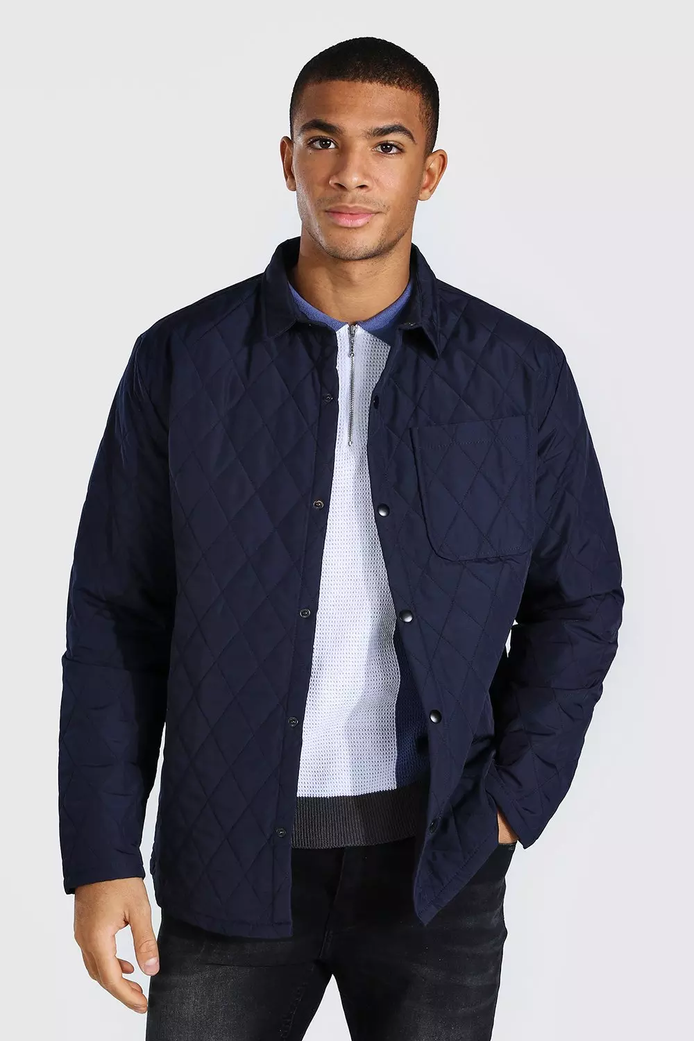 Padded shirt clearance jacket mens