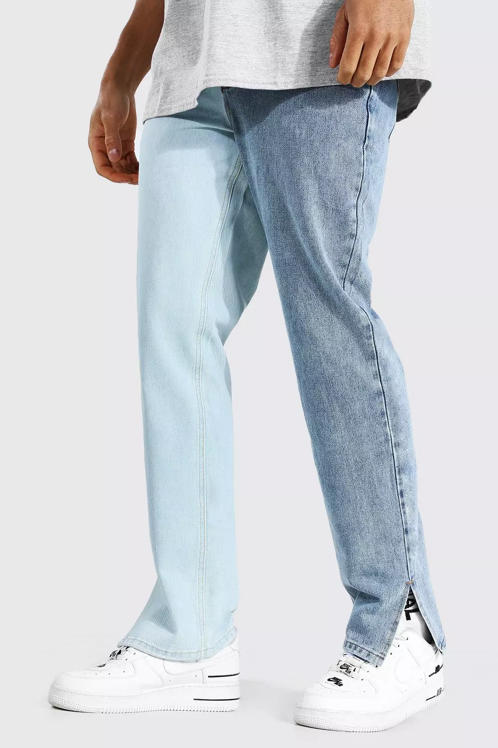 Split Hem Jeans