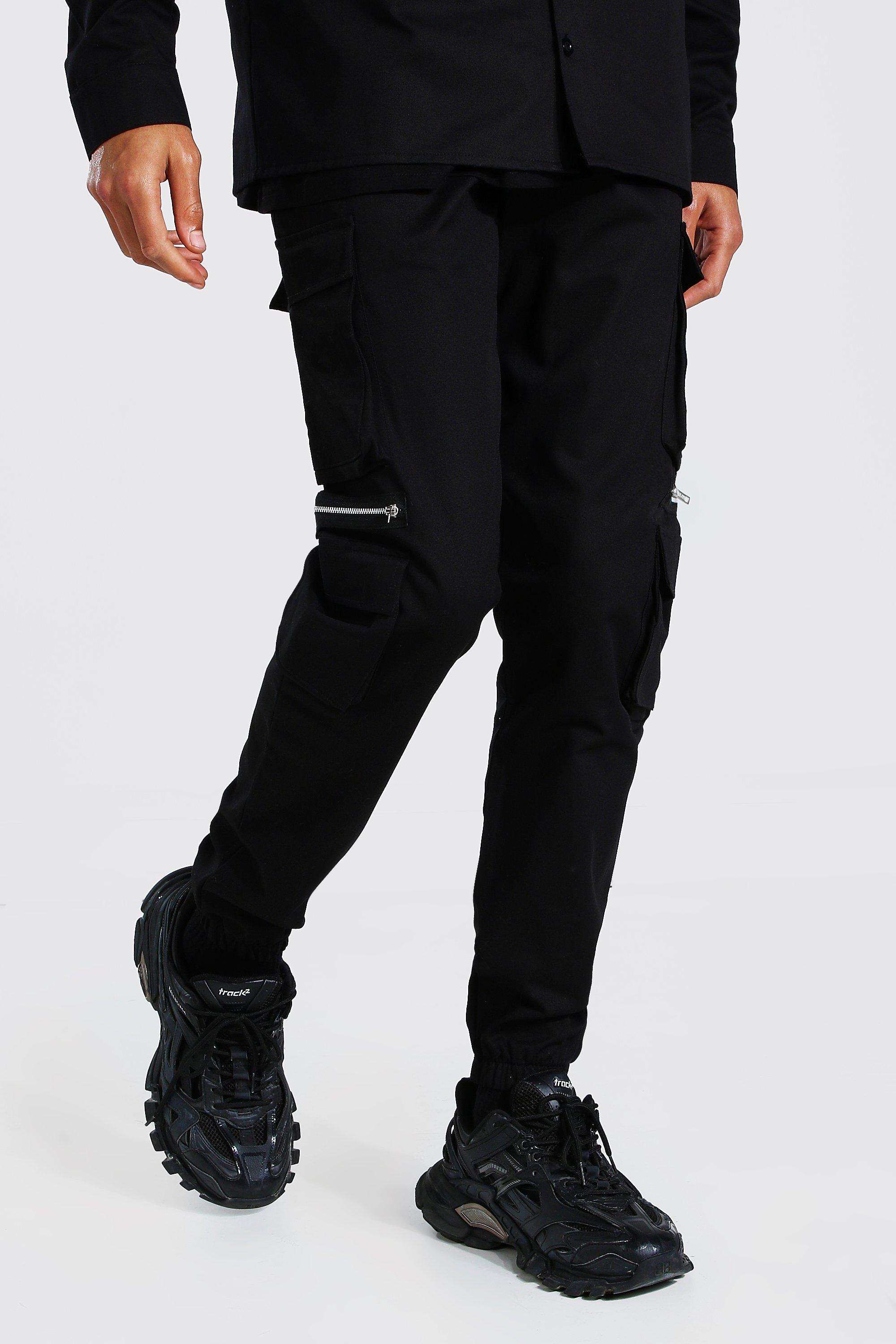 boohooman tall joggers