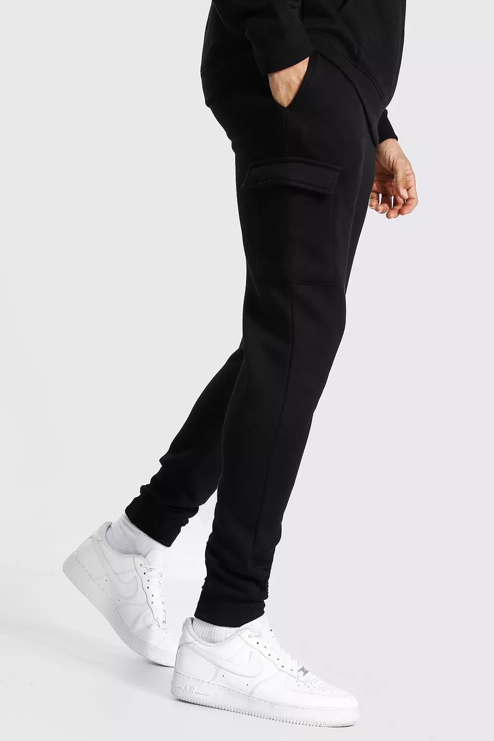 Black Basic Slim Fit Joggers