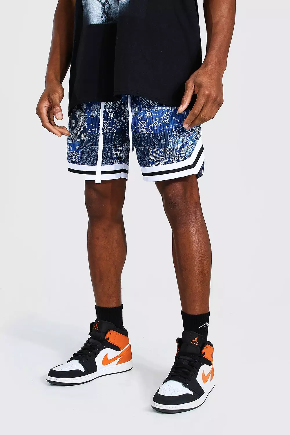 Bandana best sale basketball shorts