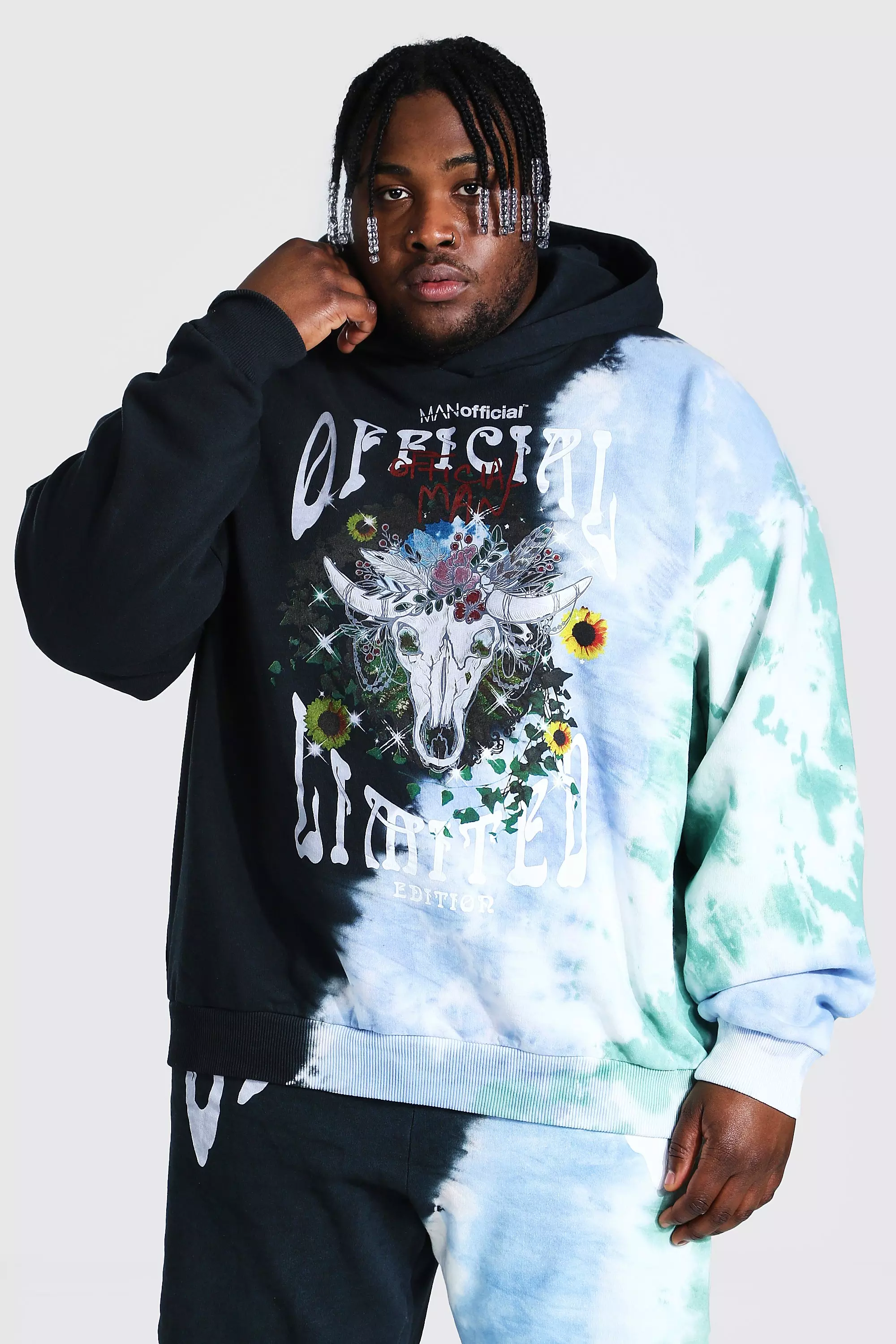 Plus size hotsell tie dye sweatshirts