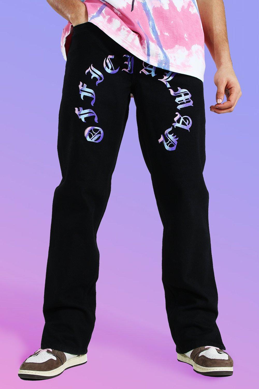 graphic jeans mens