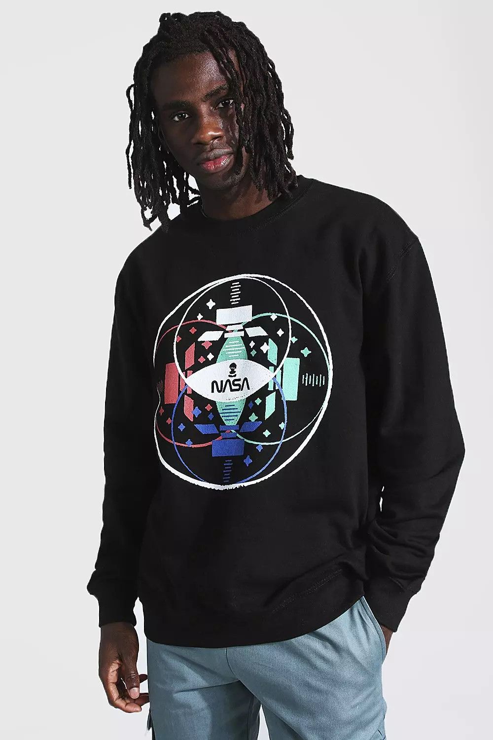 Oversized nasa sweatshirt sale