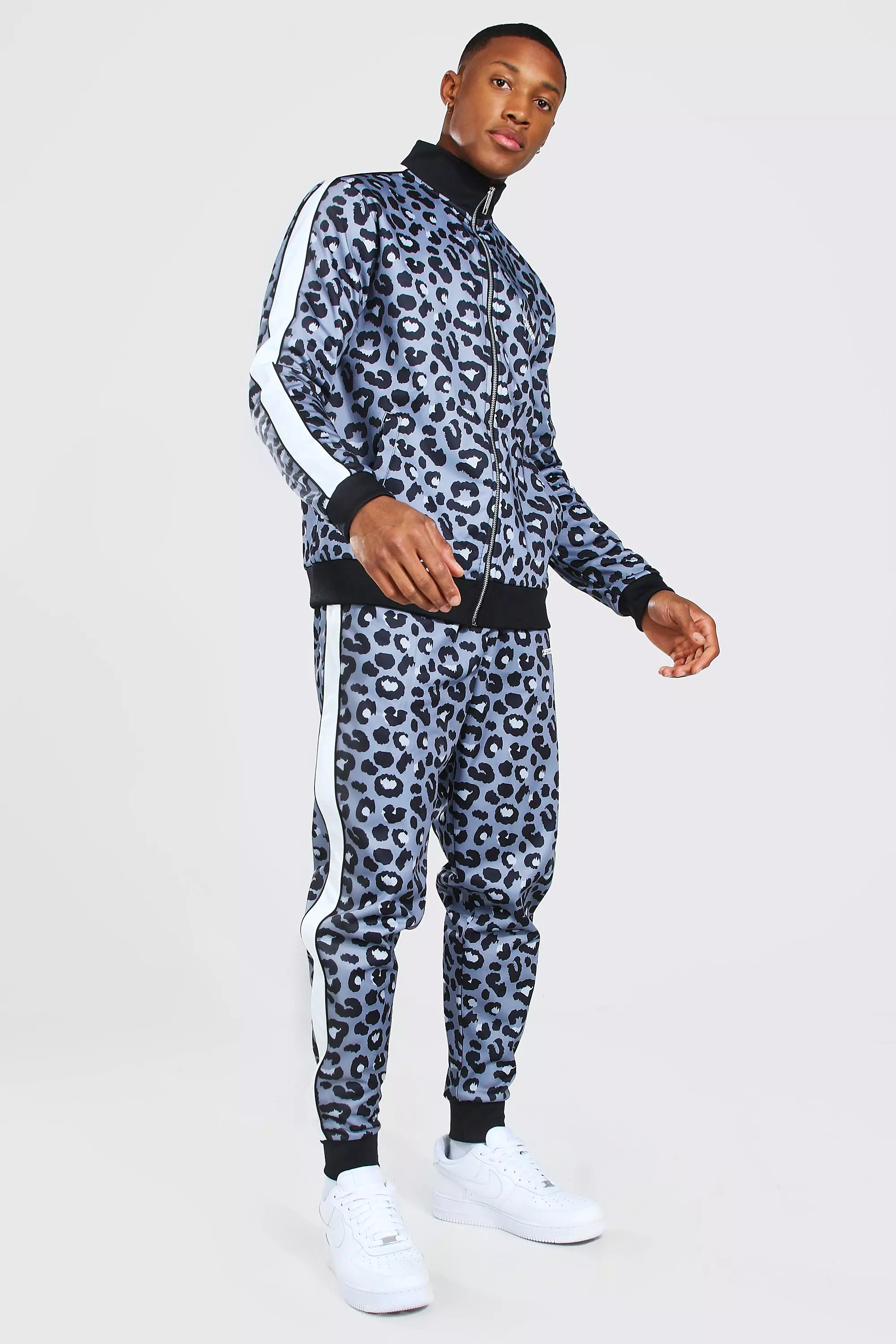 Leopard sweat suit new arrivals