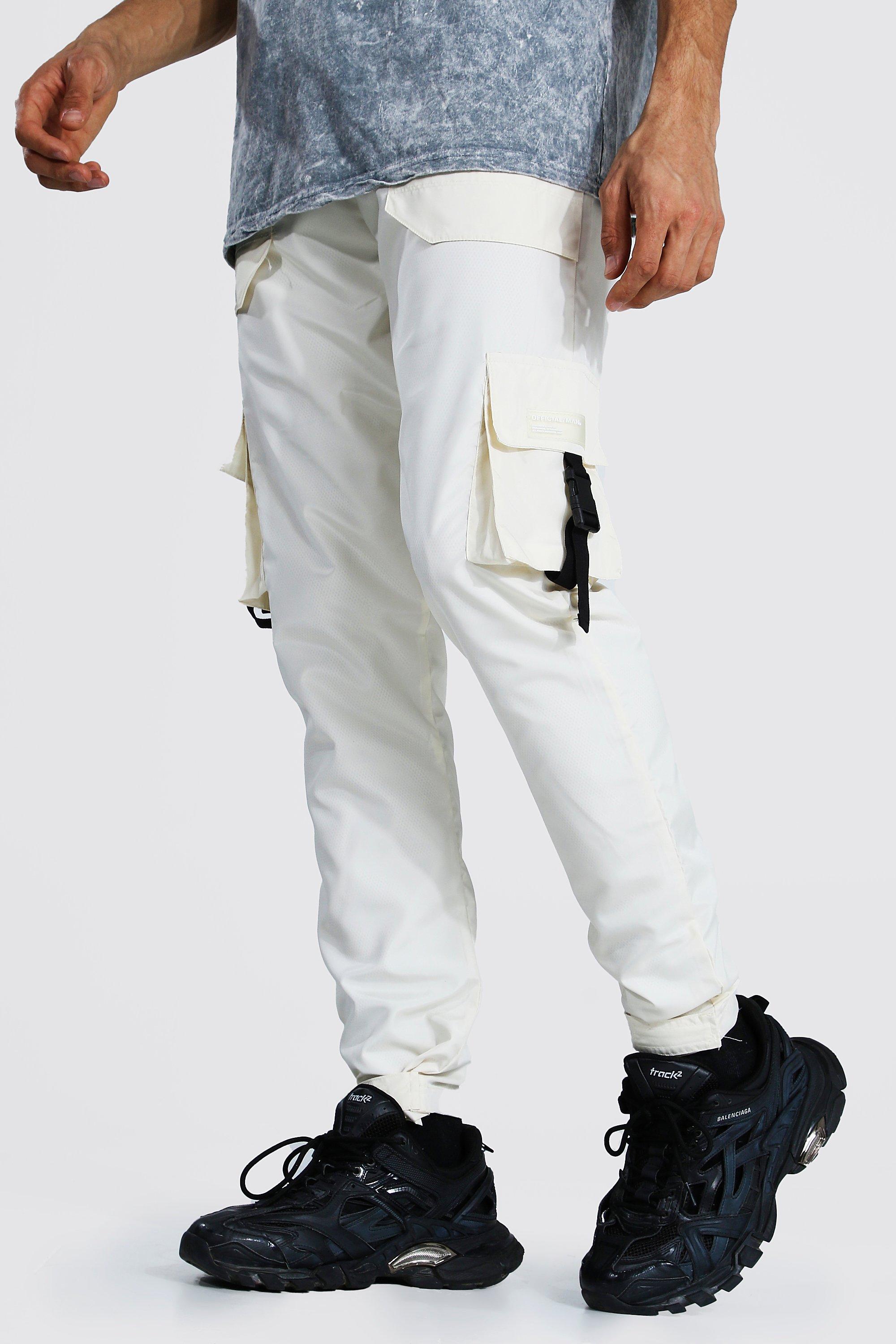 cargo cream pants