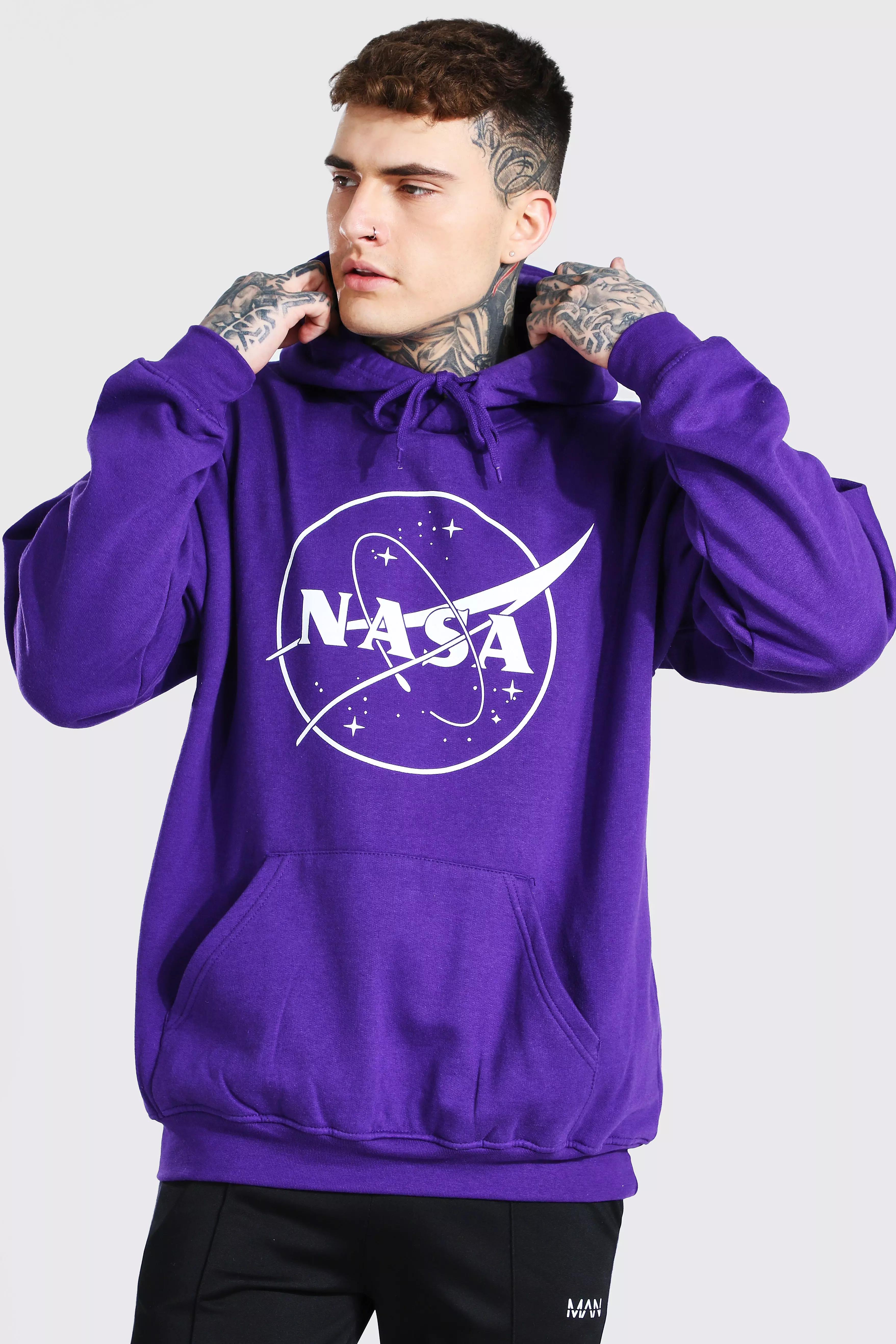 Nasa hoodie online boohooman