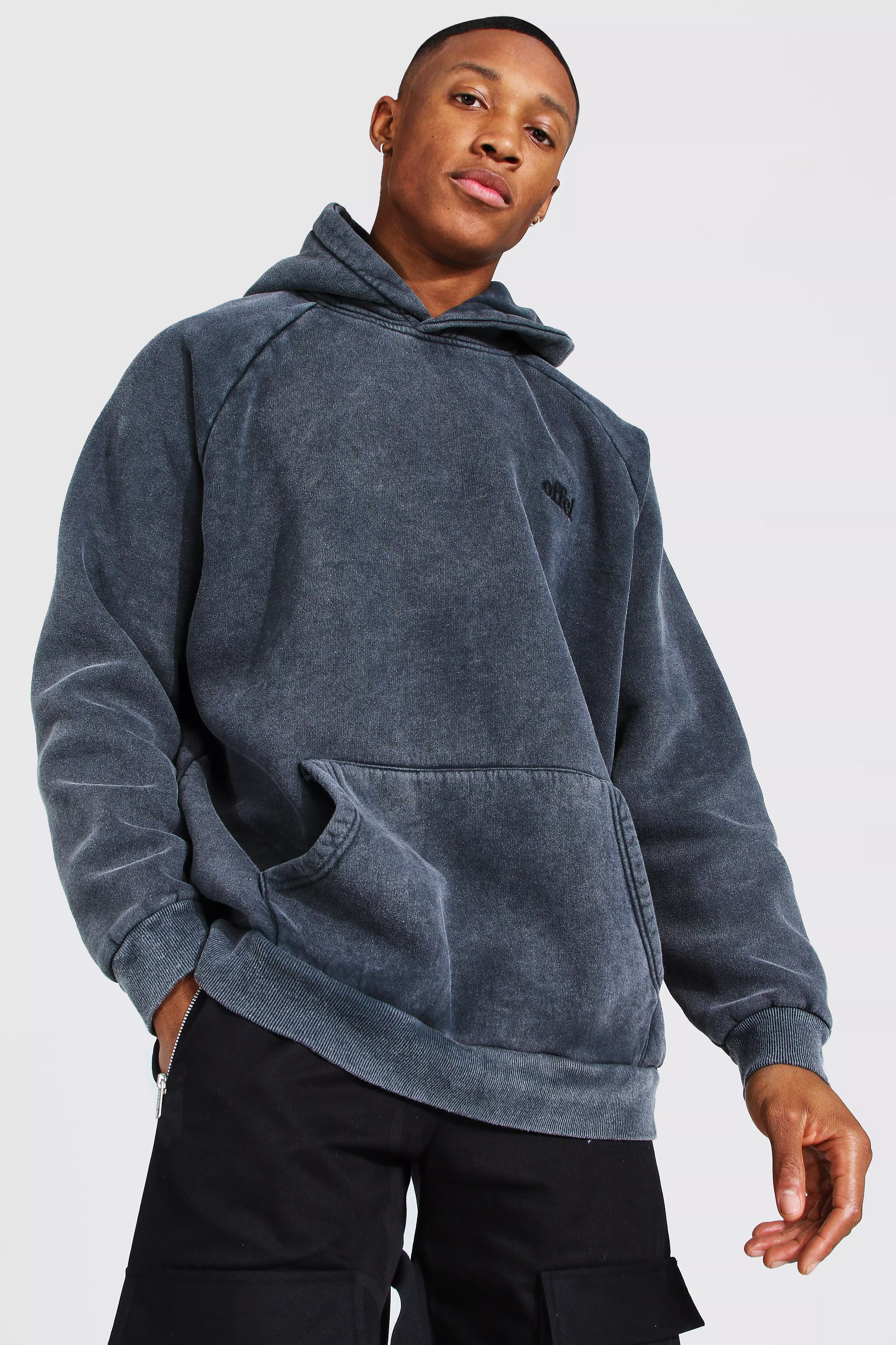 Oversized store charcoal hoodie