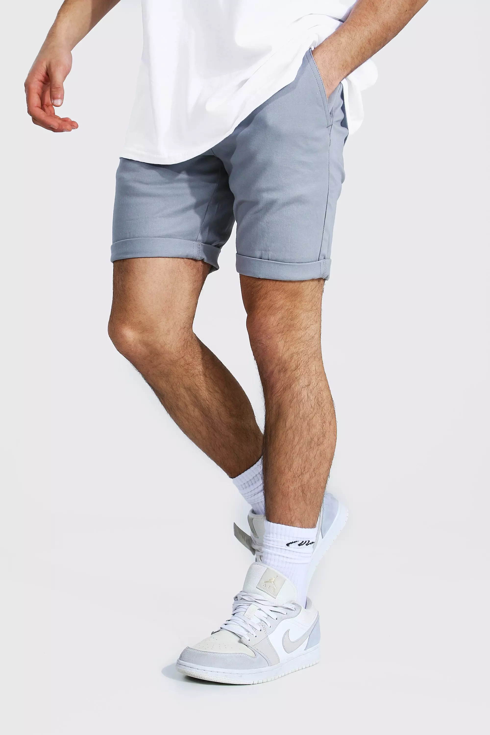 Mens super skinny on sale shorts