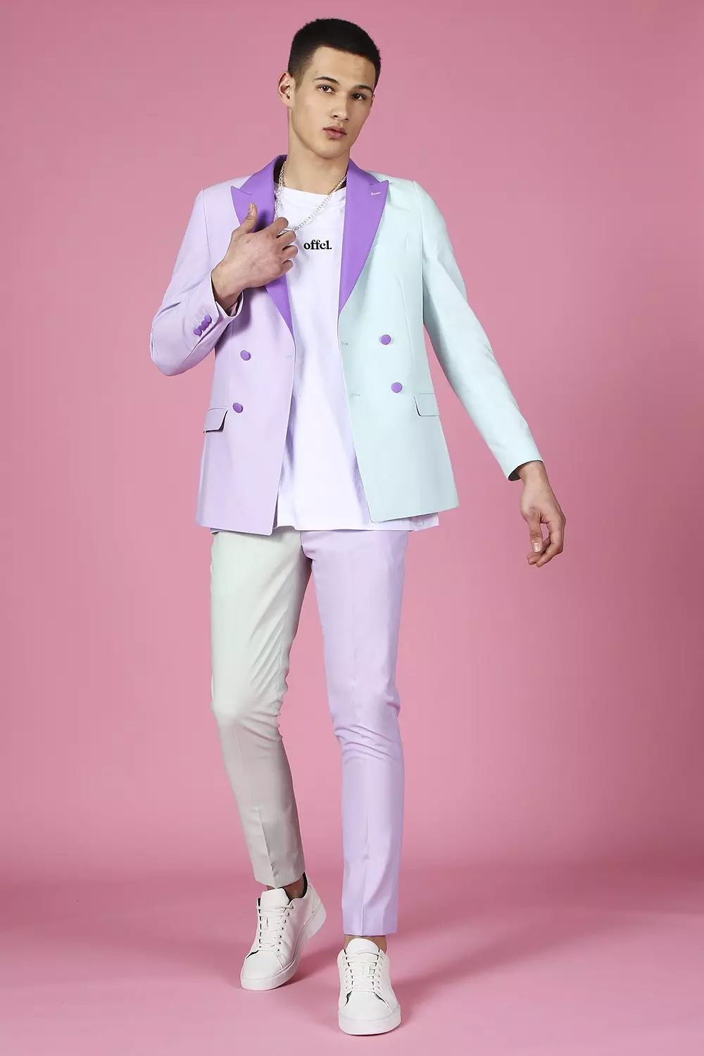 Colour on sale block blazer