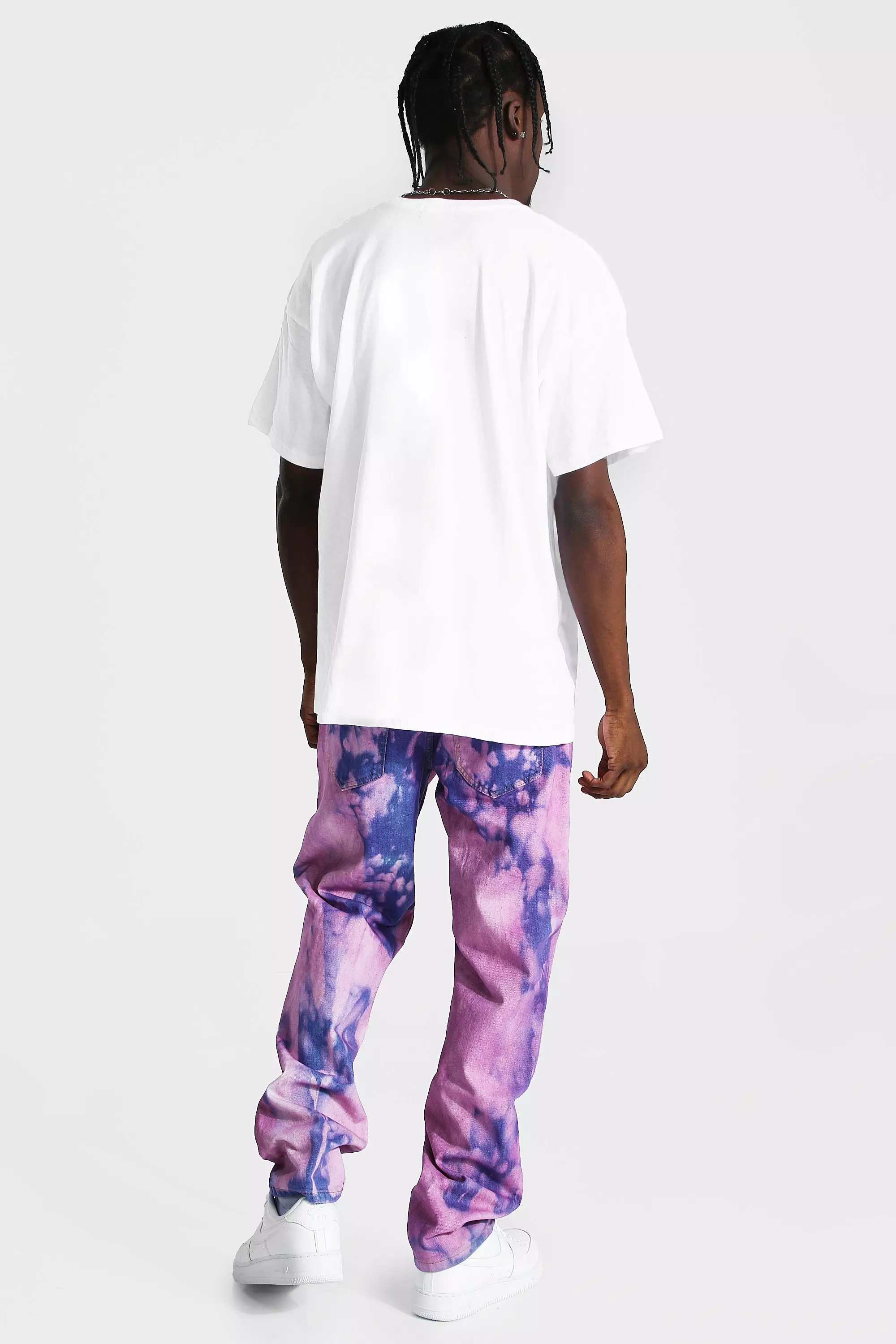 Tie dye best sale jeans mens