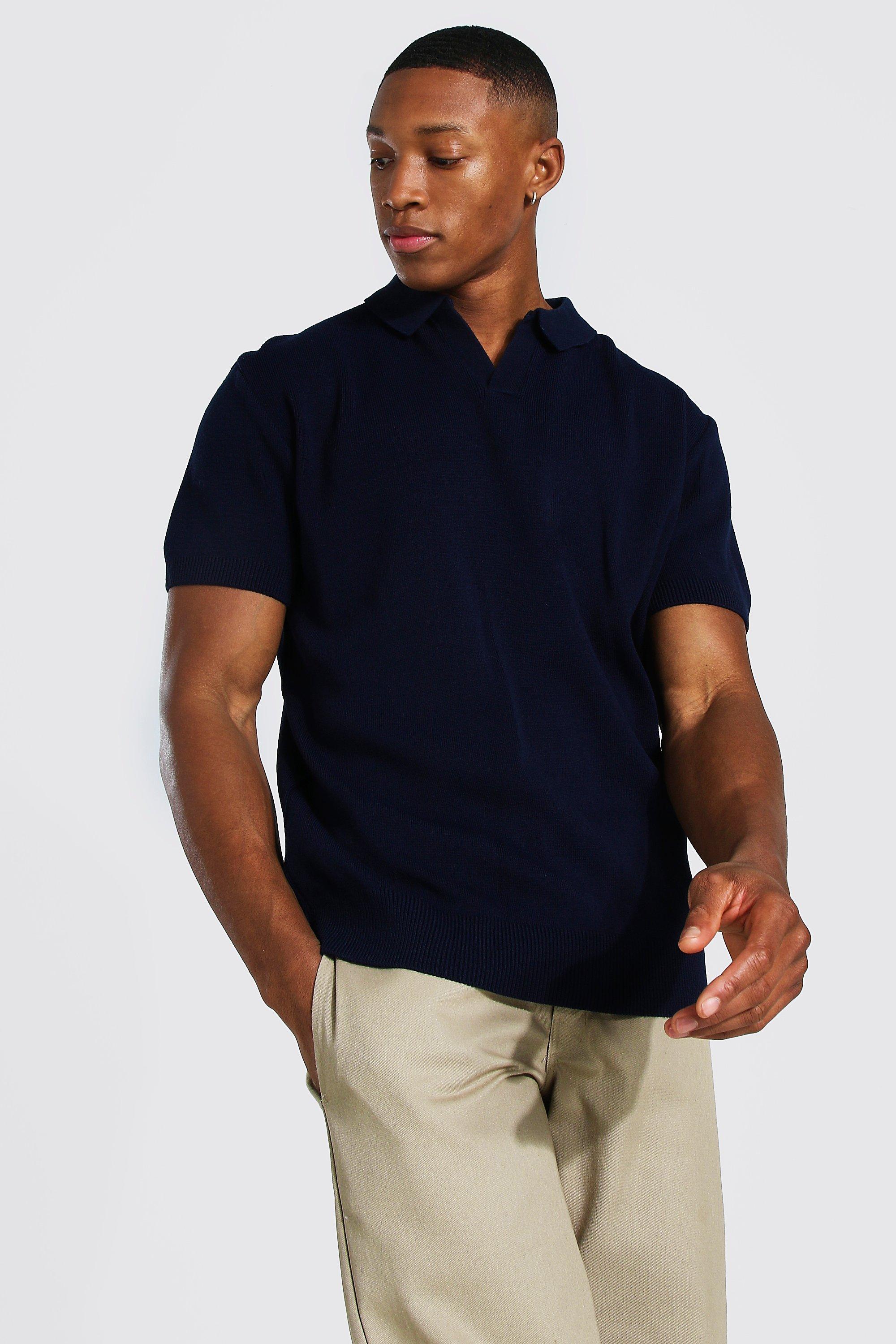 navy short sleeve jumper