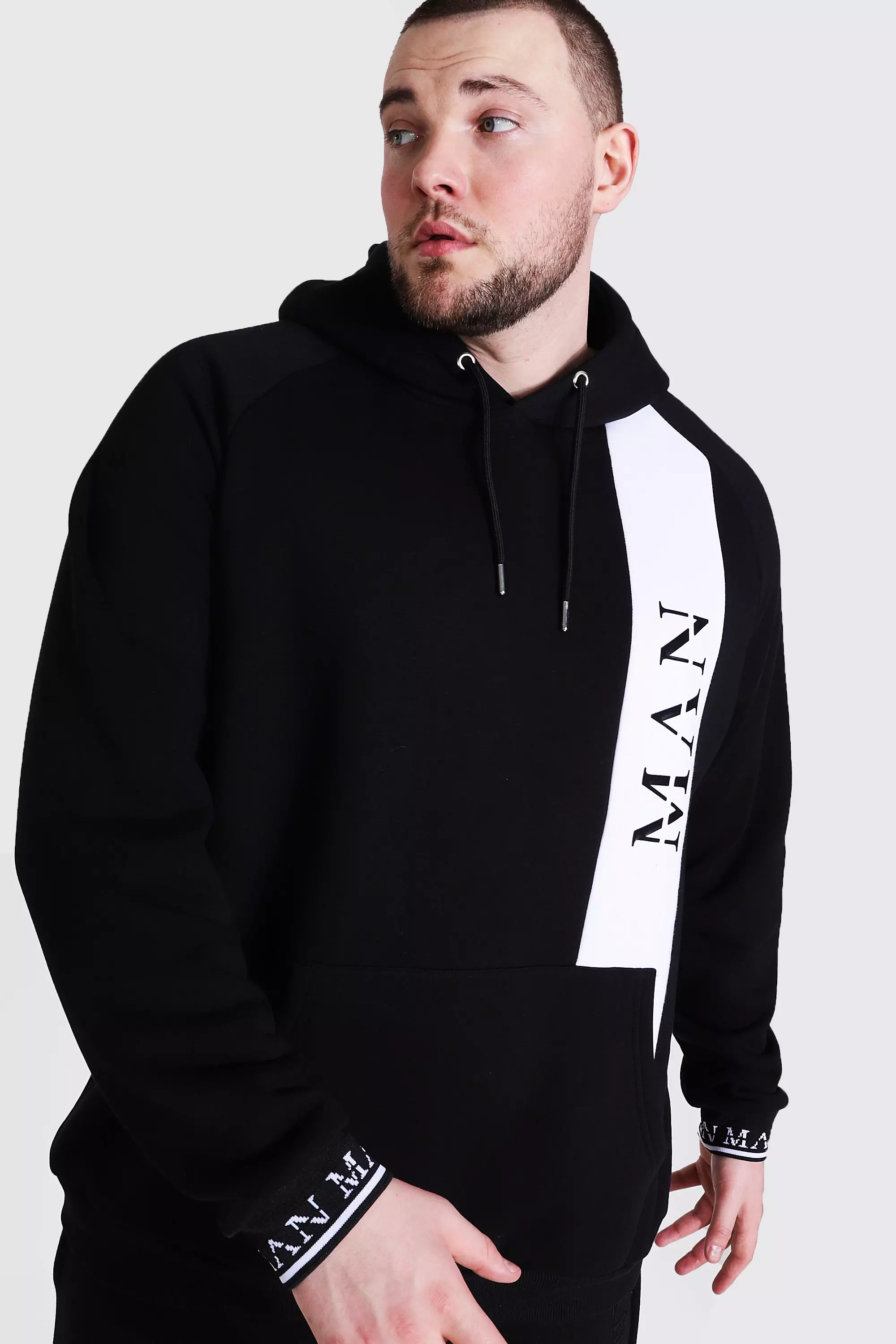 Roman Oversize Hoodie Black