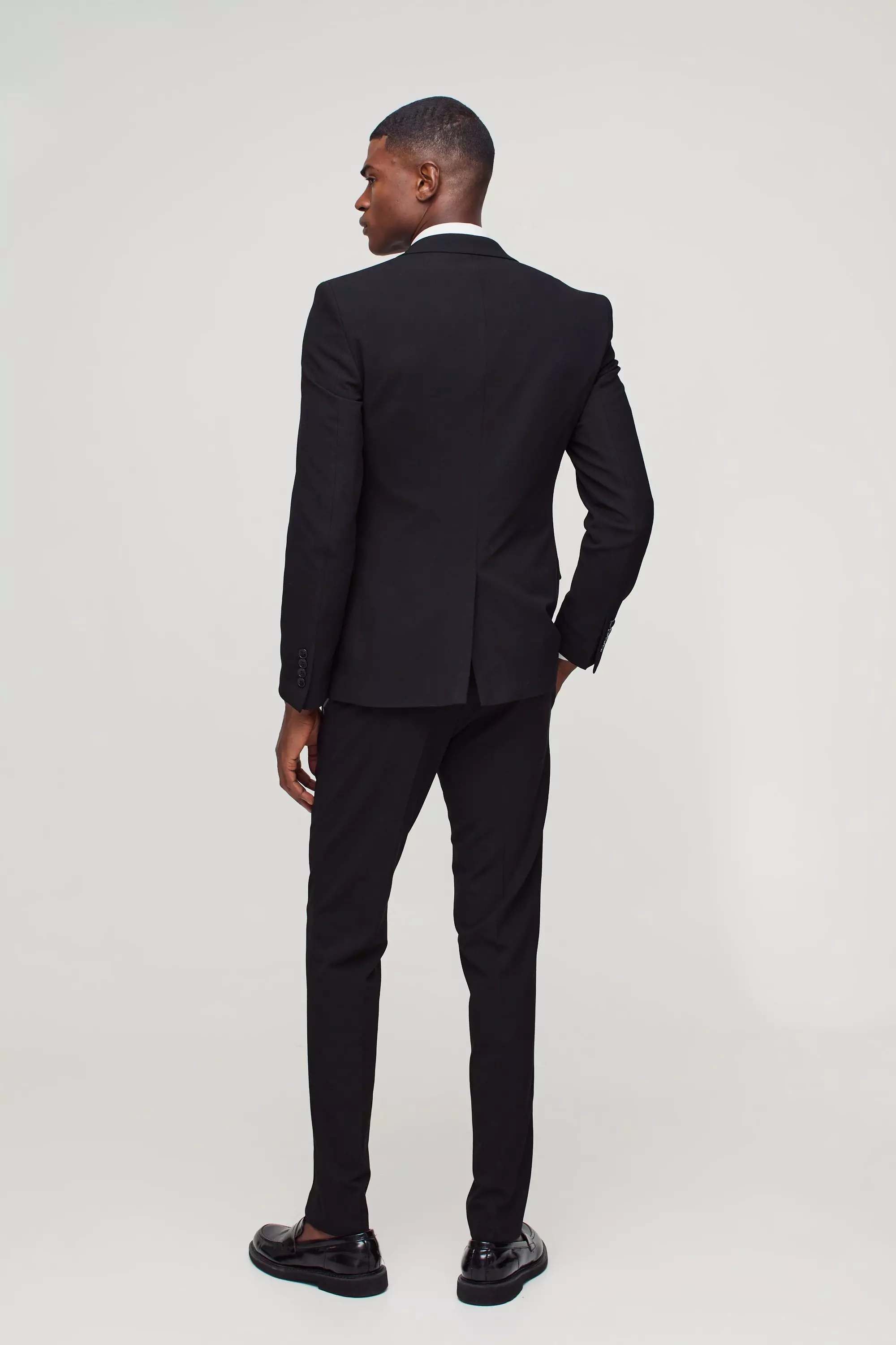 Skinny Black Suit Pants