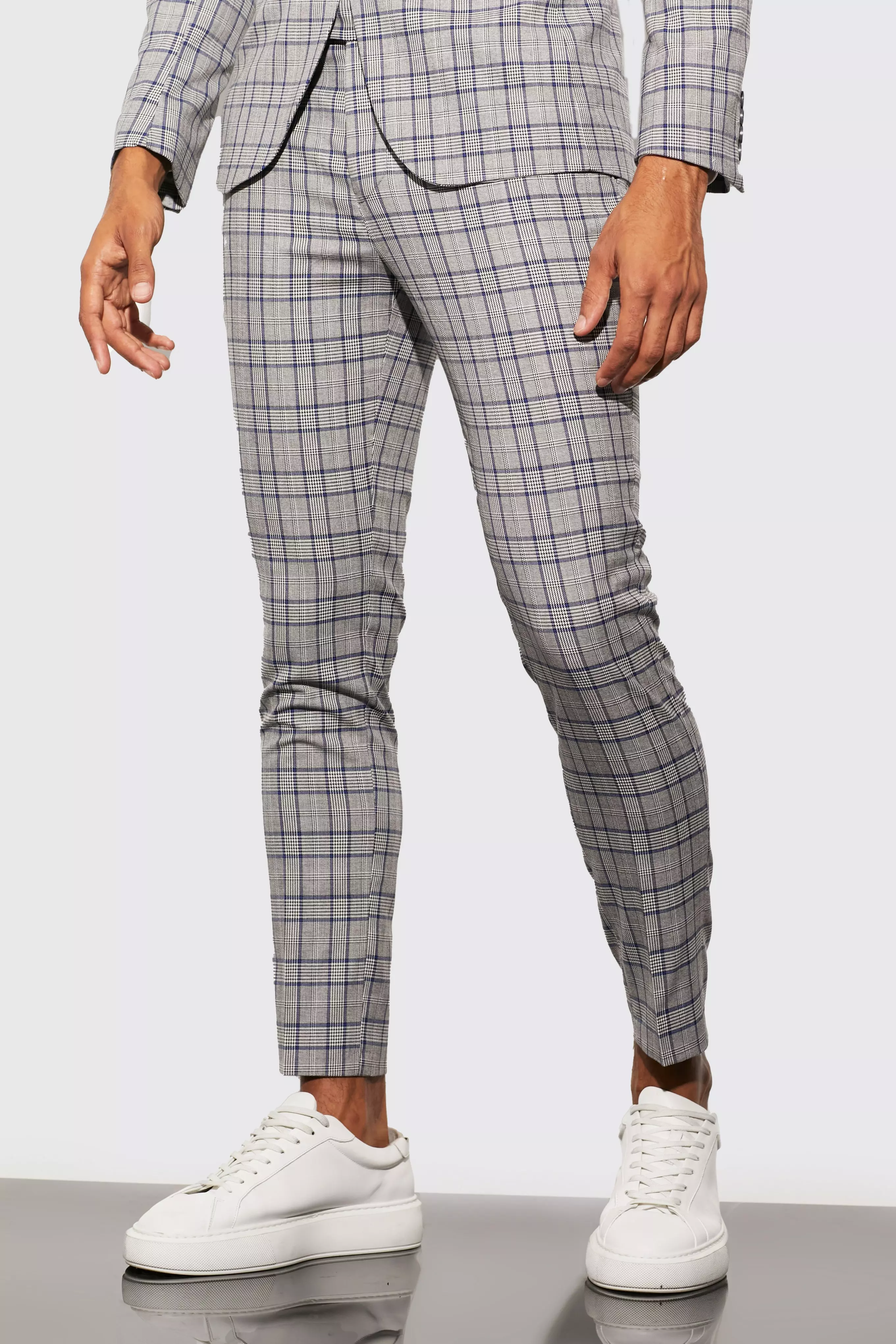 Checked Grey Pants | vlr.eng.br