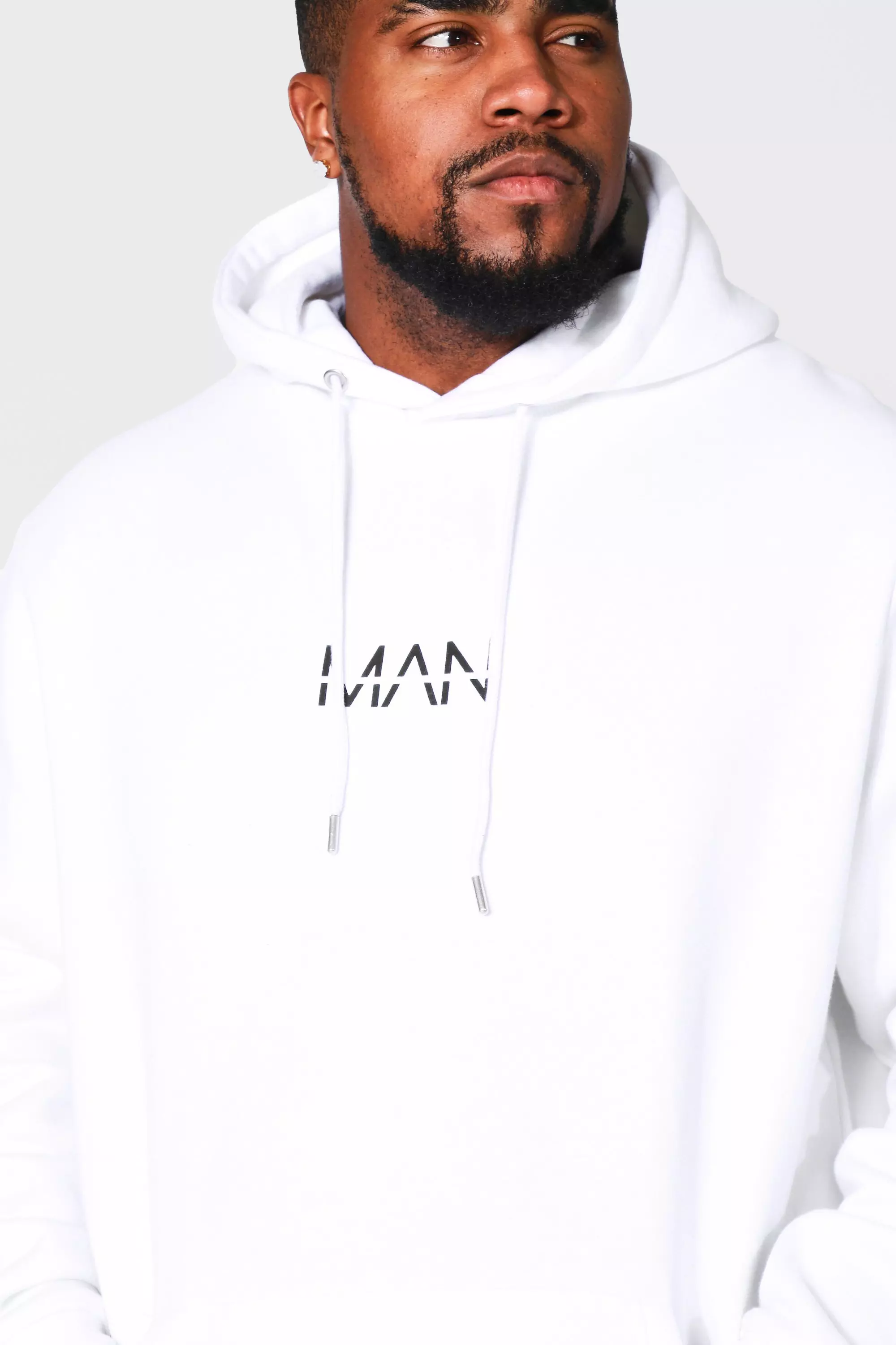 Boohoo man 2025 white hoodie