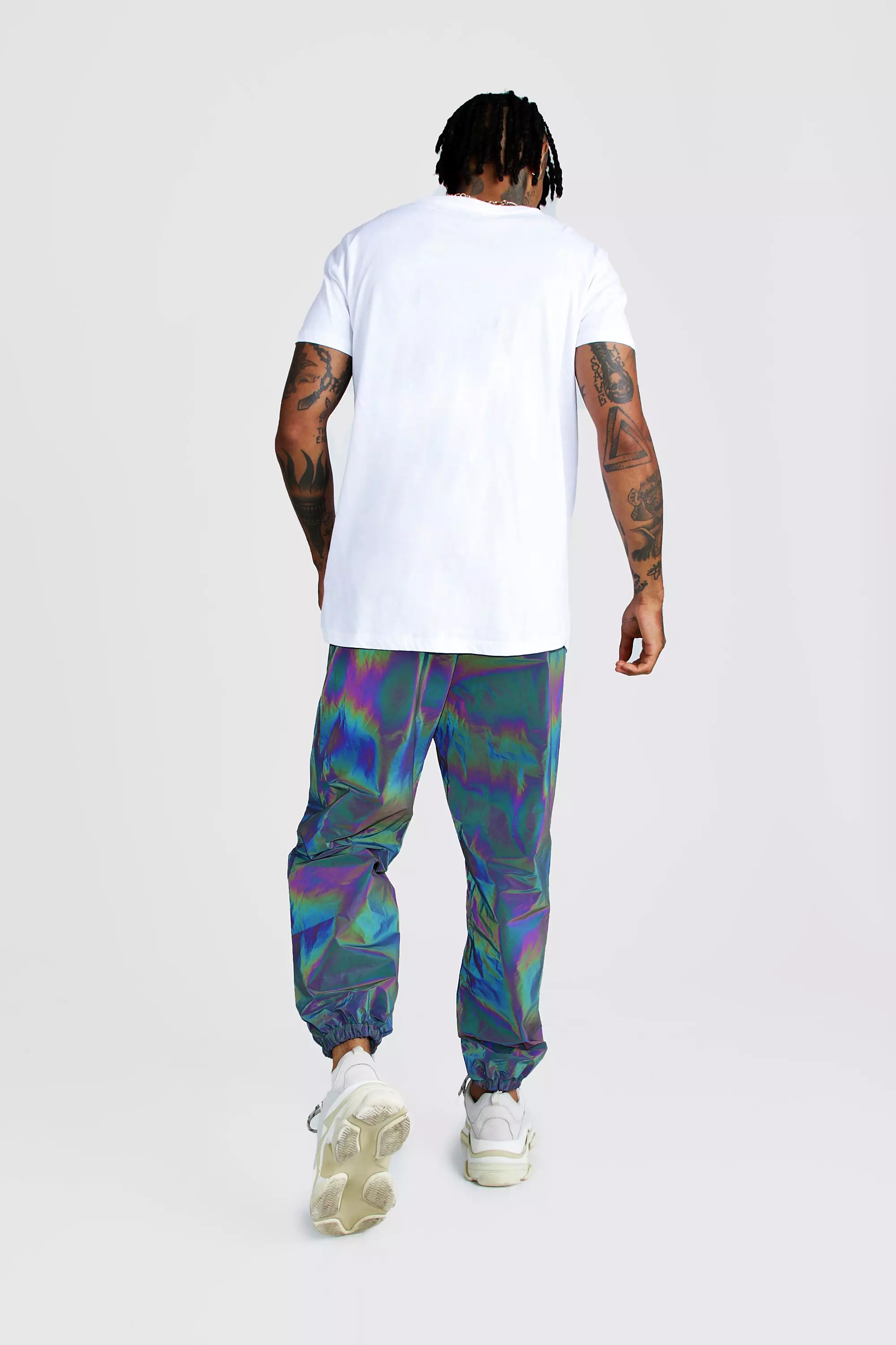 Rainbow sales reflective joggers