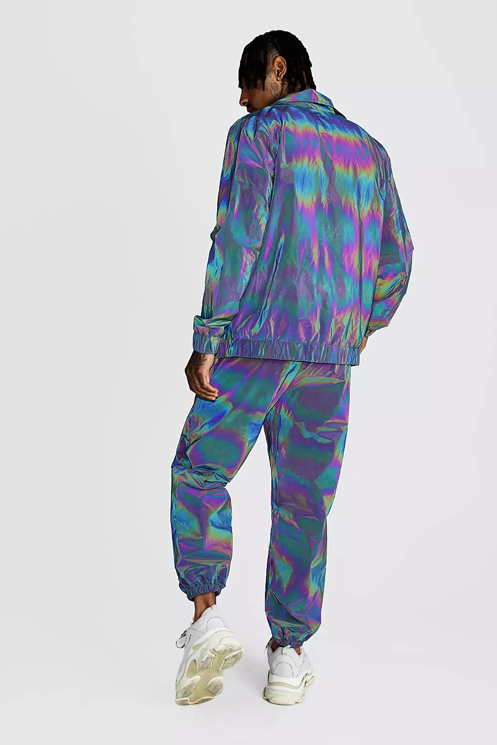 Iridescent Men's Track Jacket