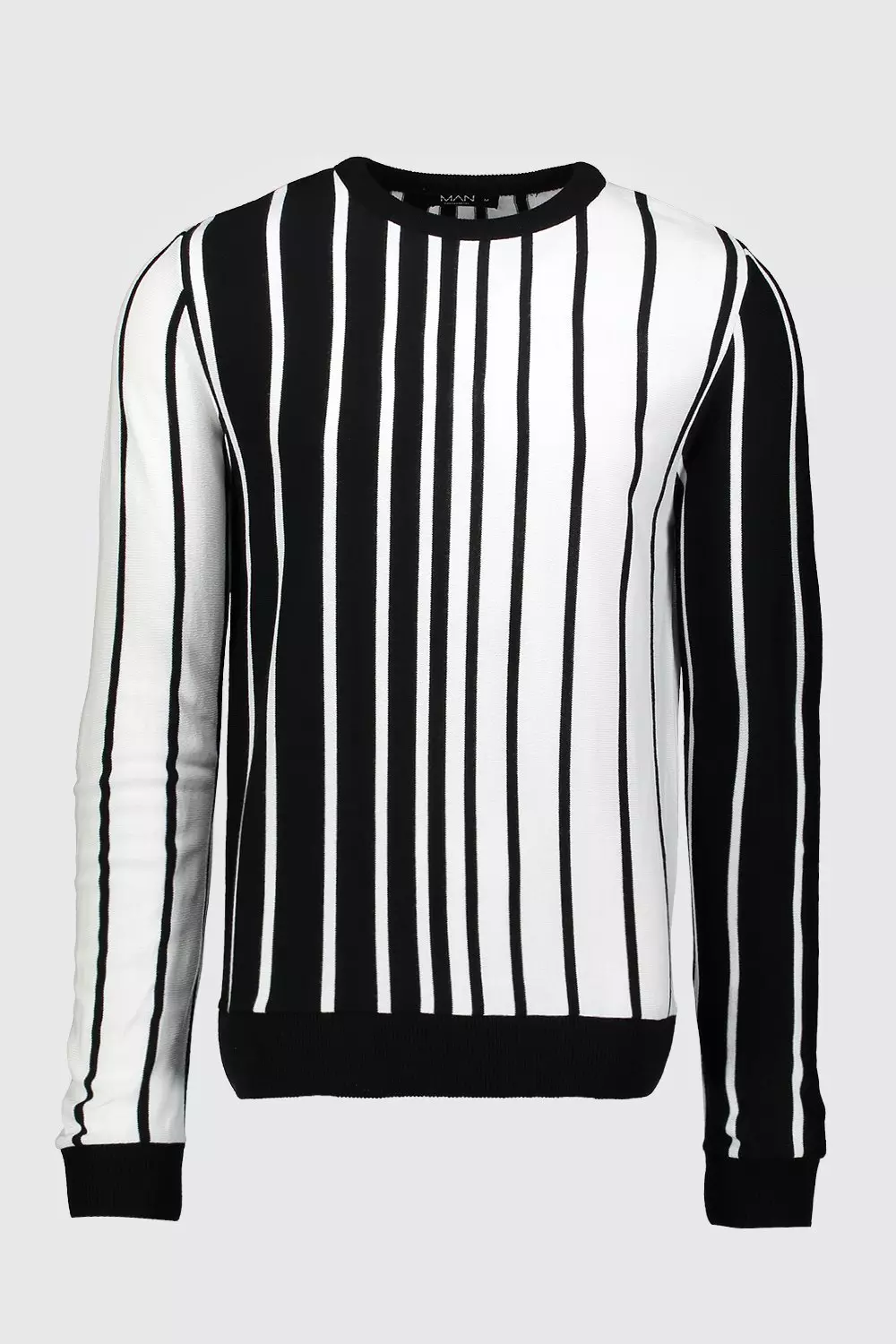 Vertical striped outlet jumper