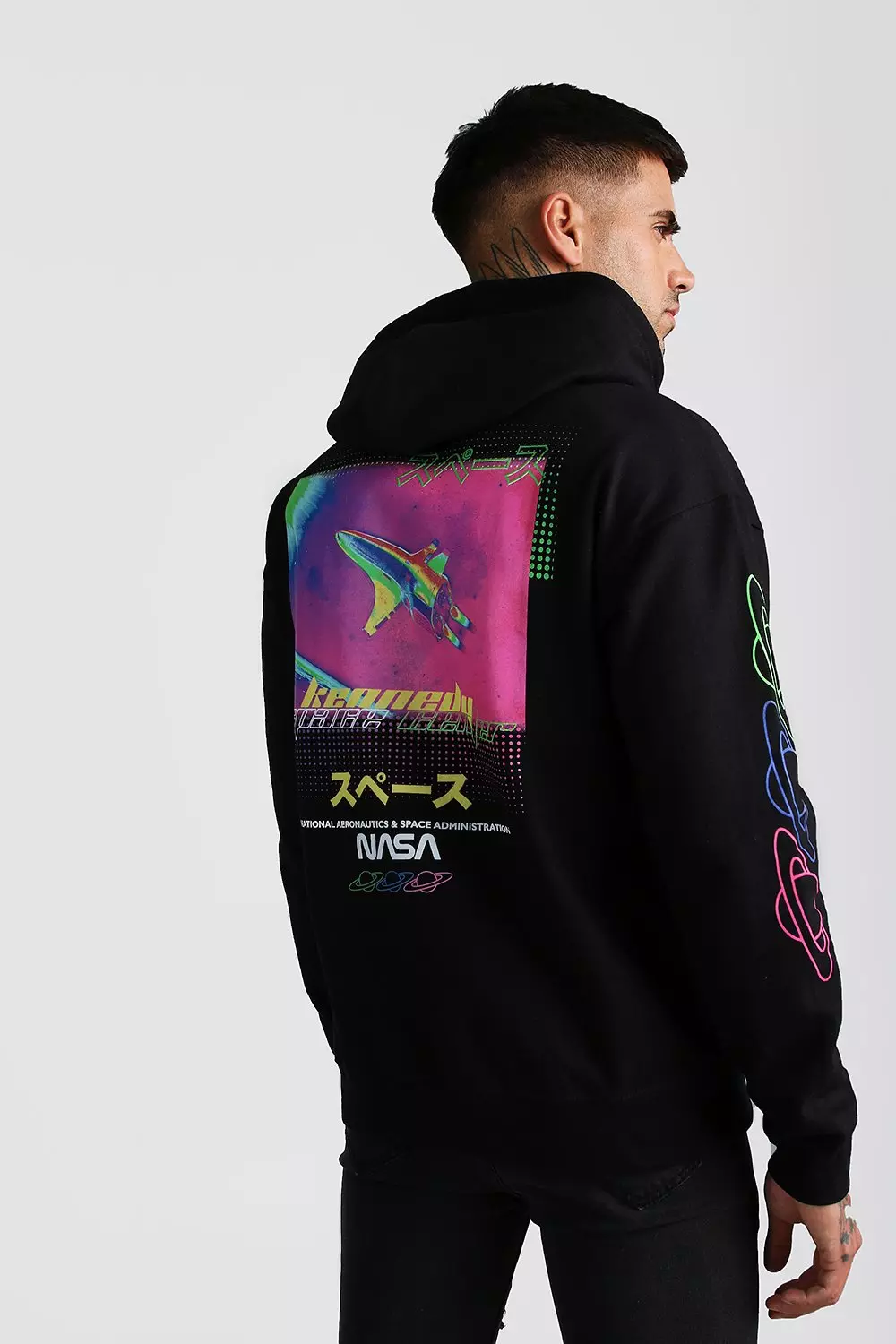 Neon sales print hoodie