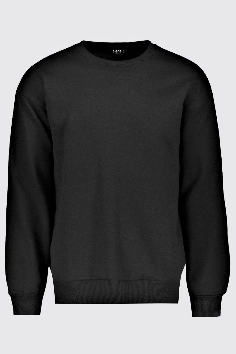 black basic sweatshirt