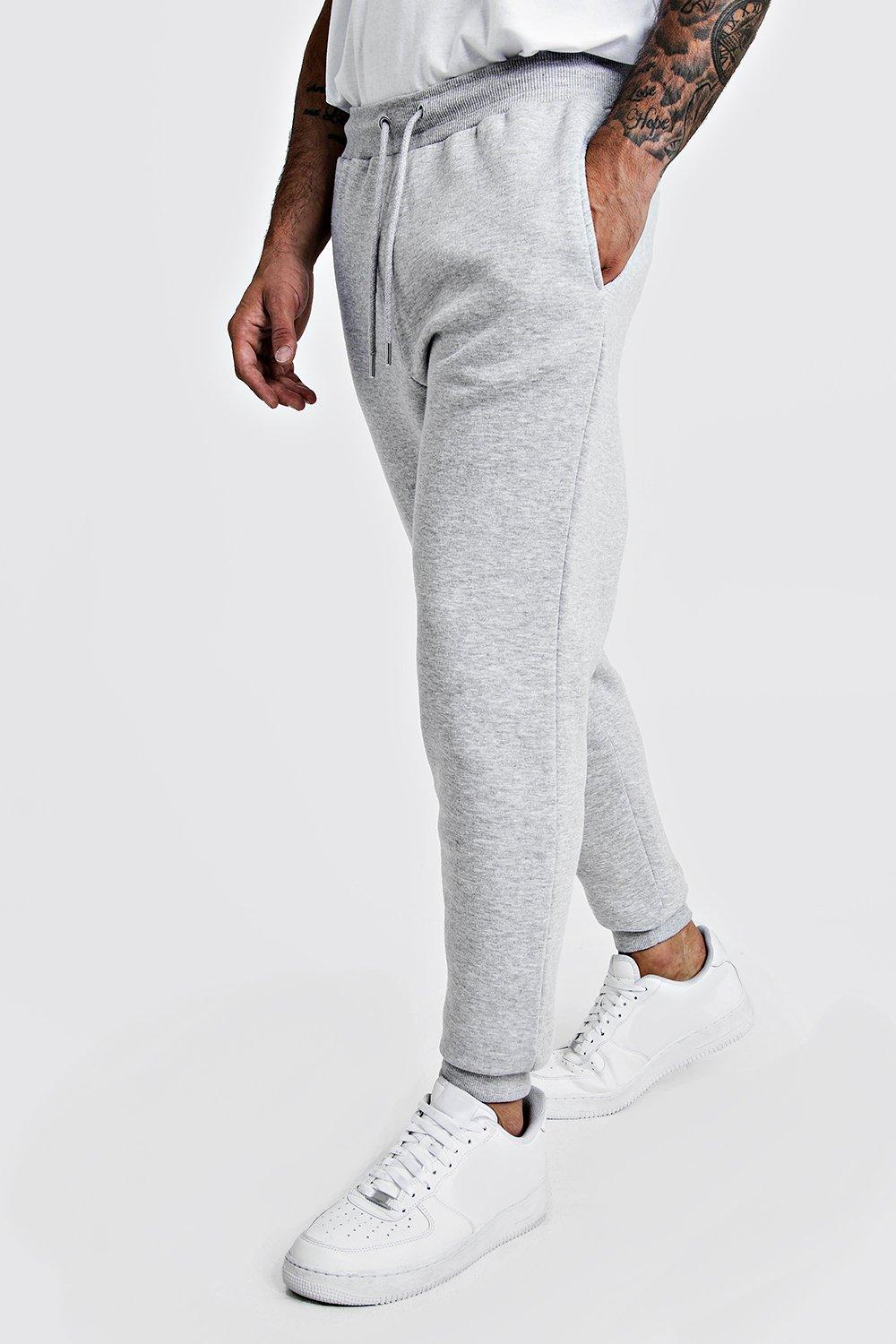 skinny fit grey joggers