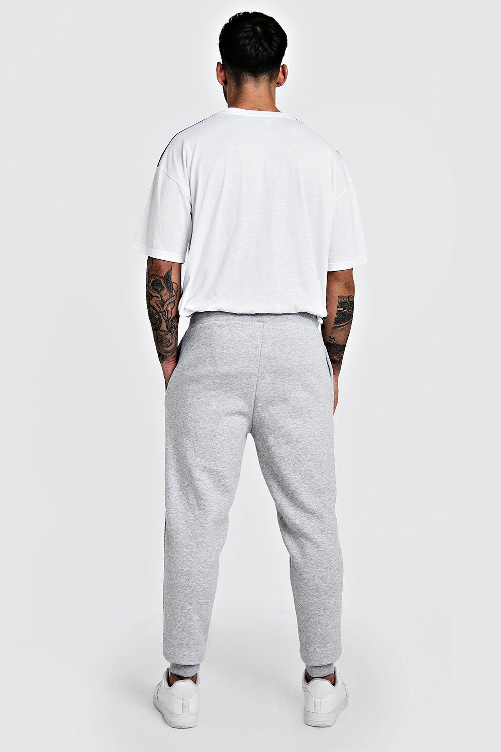 grey marl basic joggers