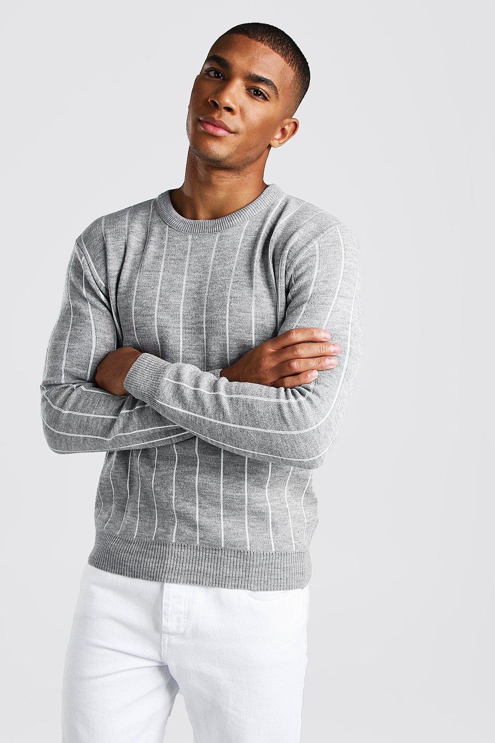 boohooman grey jumper