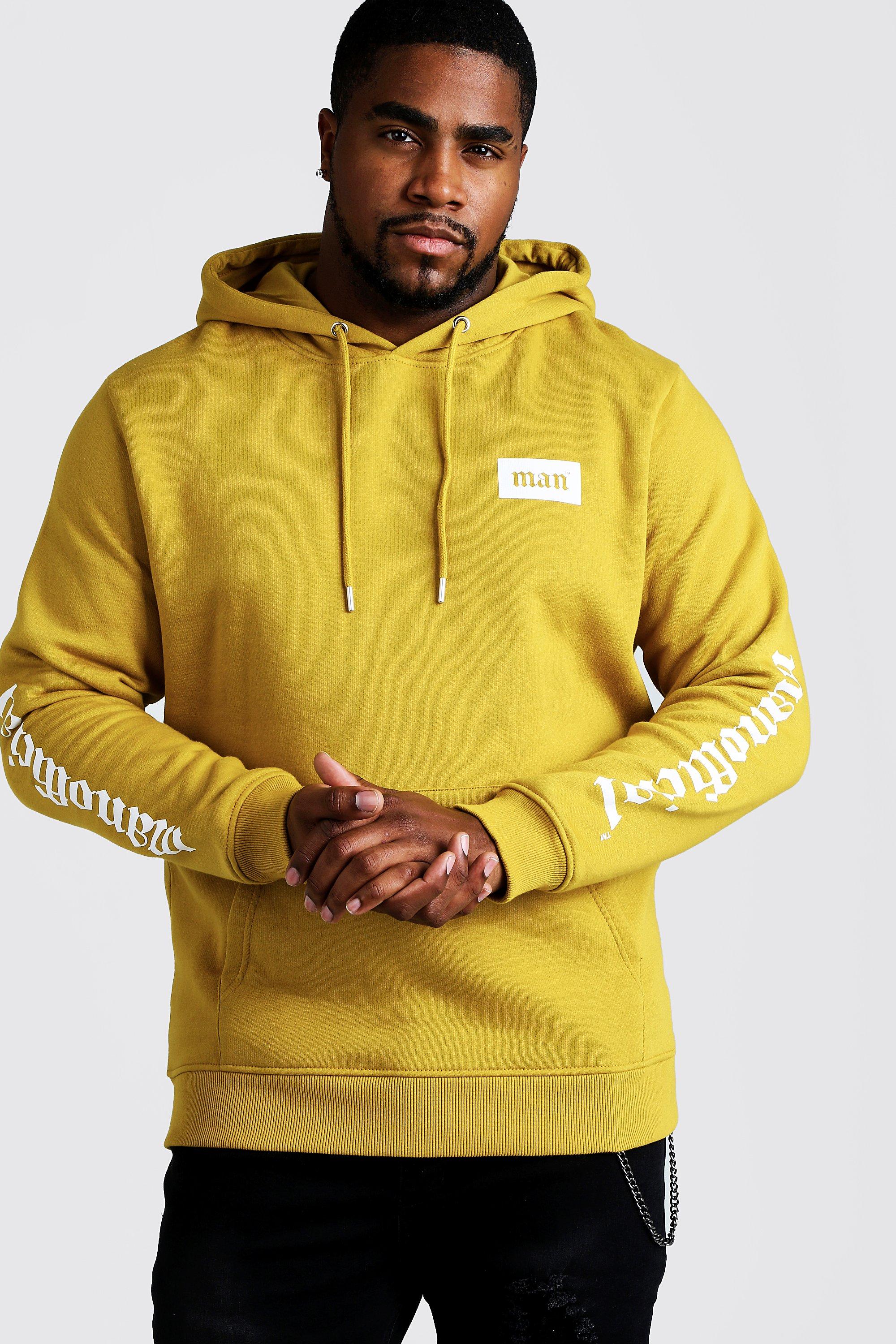 yellow mens champion hoodie