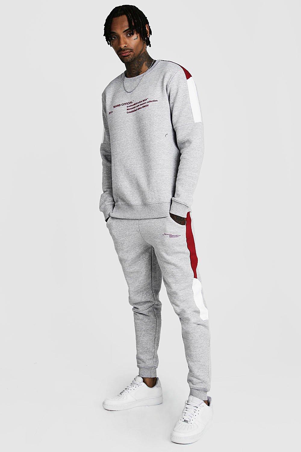 grey colour tracksuit
