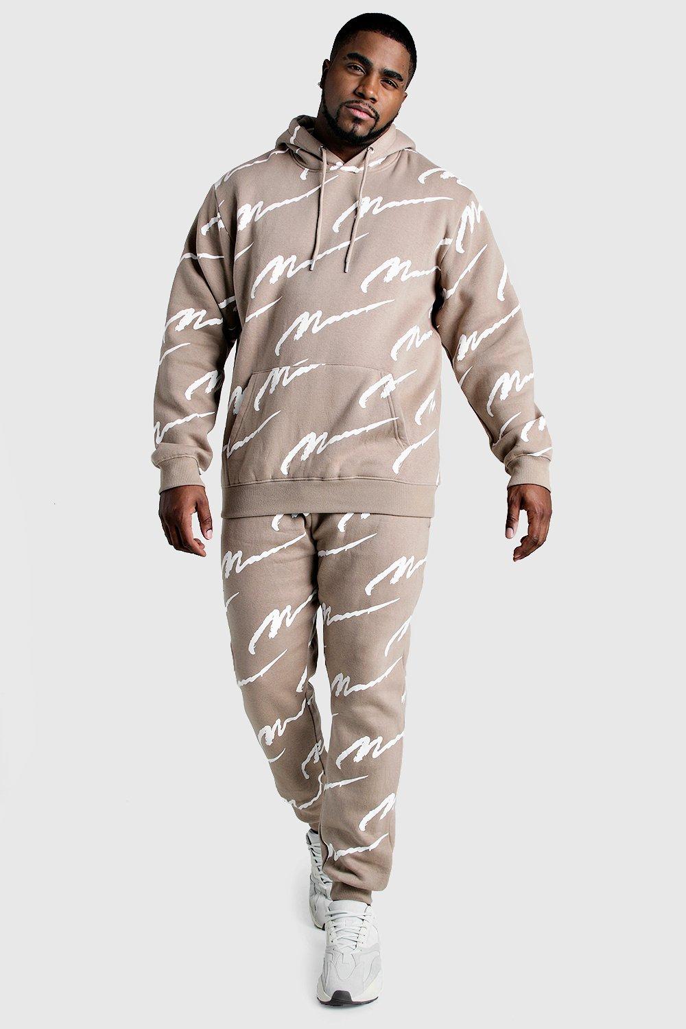 boohoo all over man tracksuit