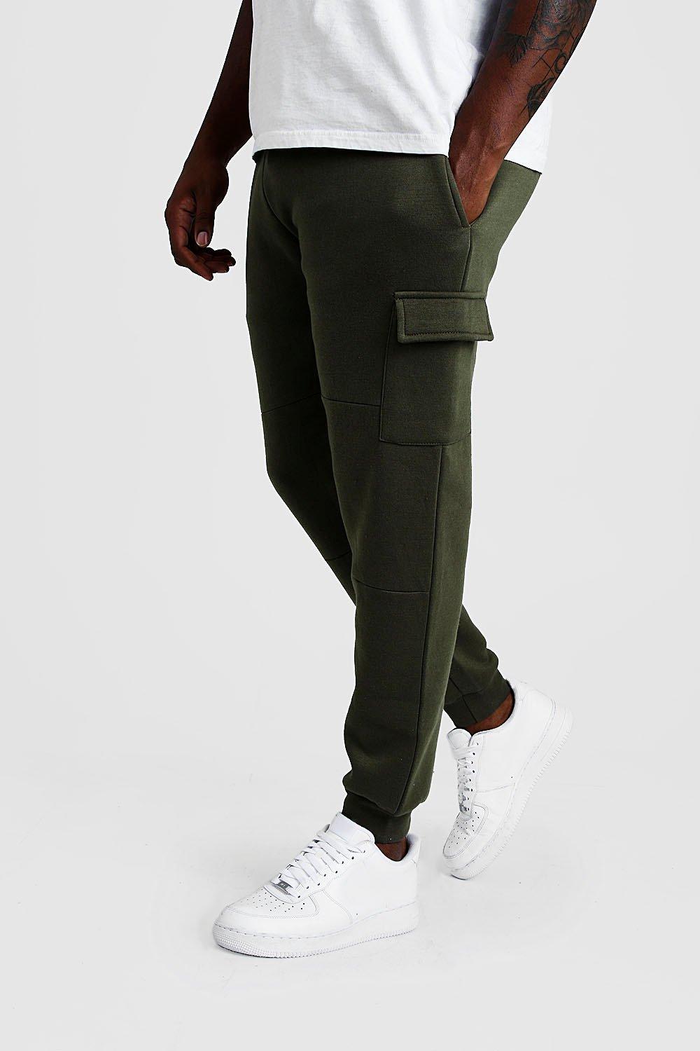 big and tall khaki joggers